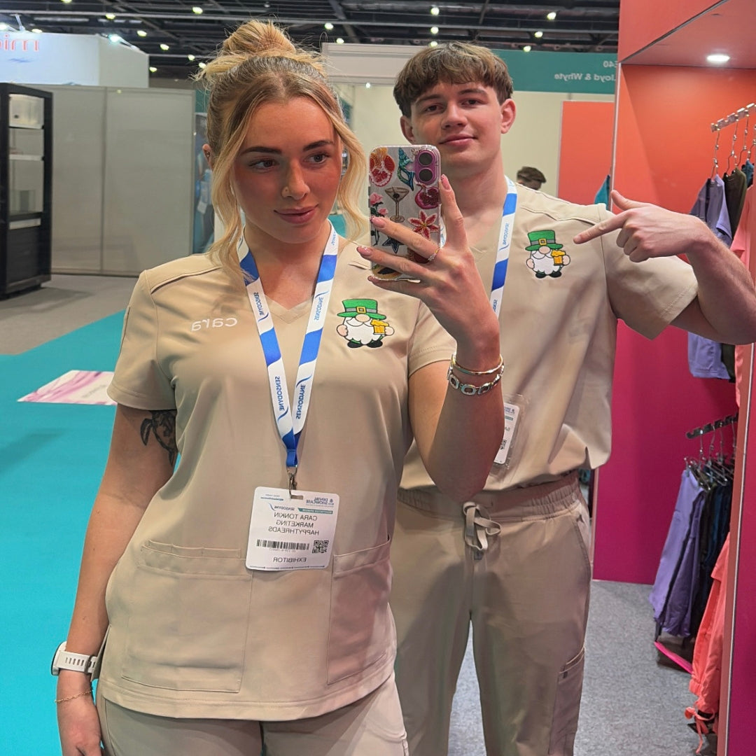 Dental tradeshow selfie