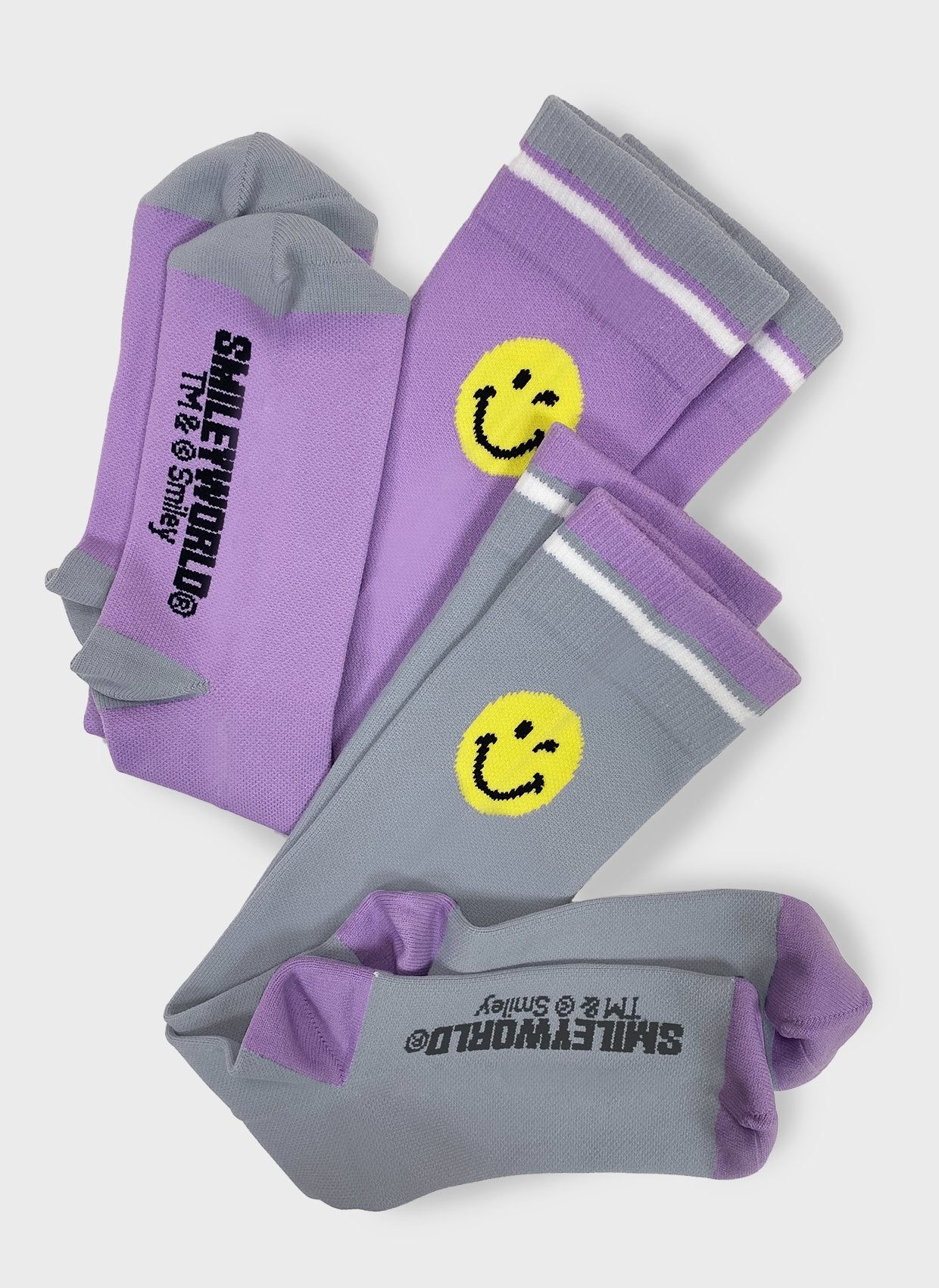 2_pack_compression_socks_SMILEY_WORLD_x_koi_sa179_SMG_purple