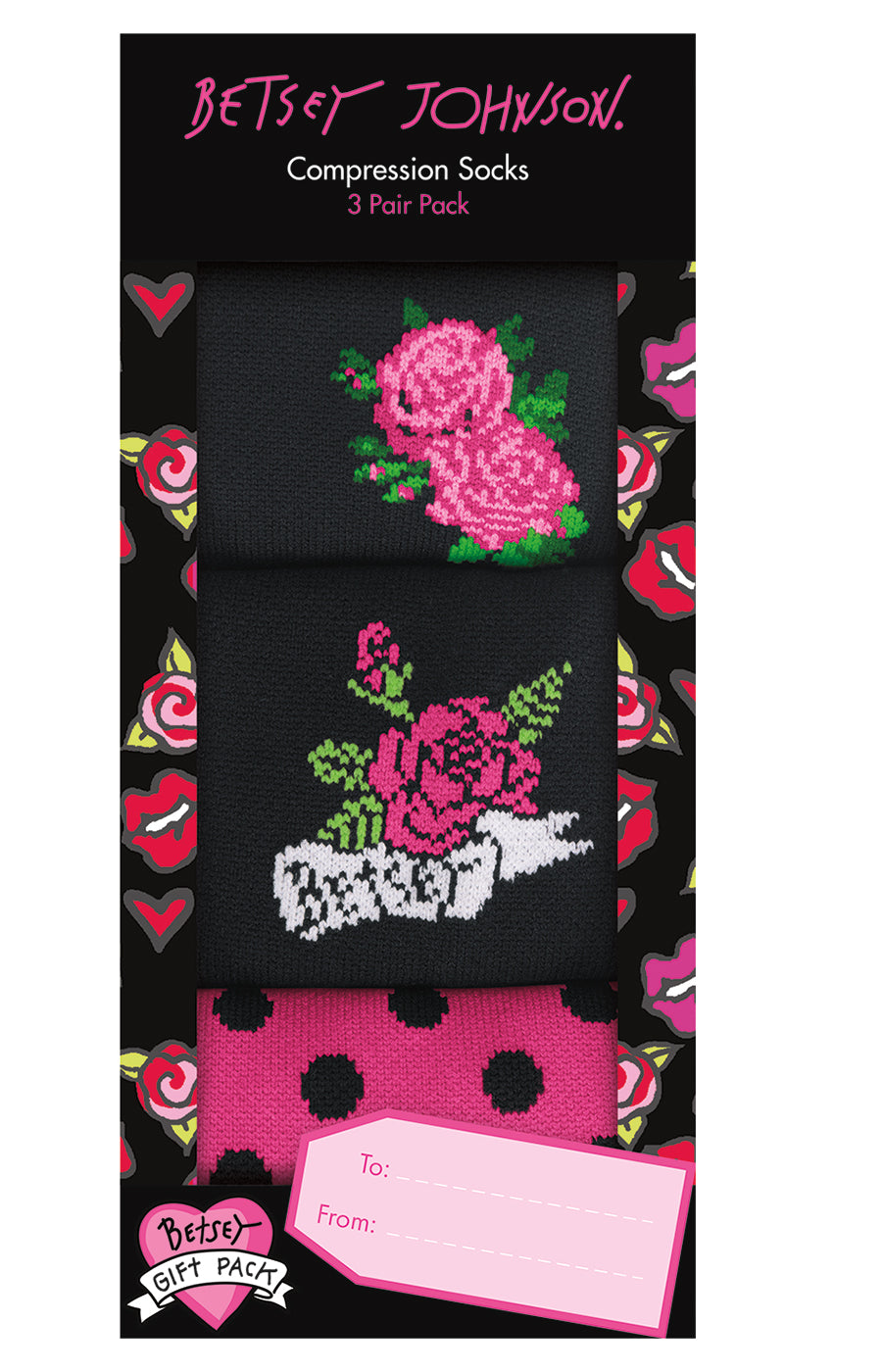 Betsey_Johnson_Compression_Socks_3_Pack_Playful_Pattern