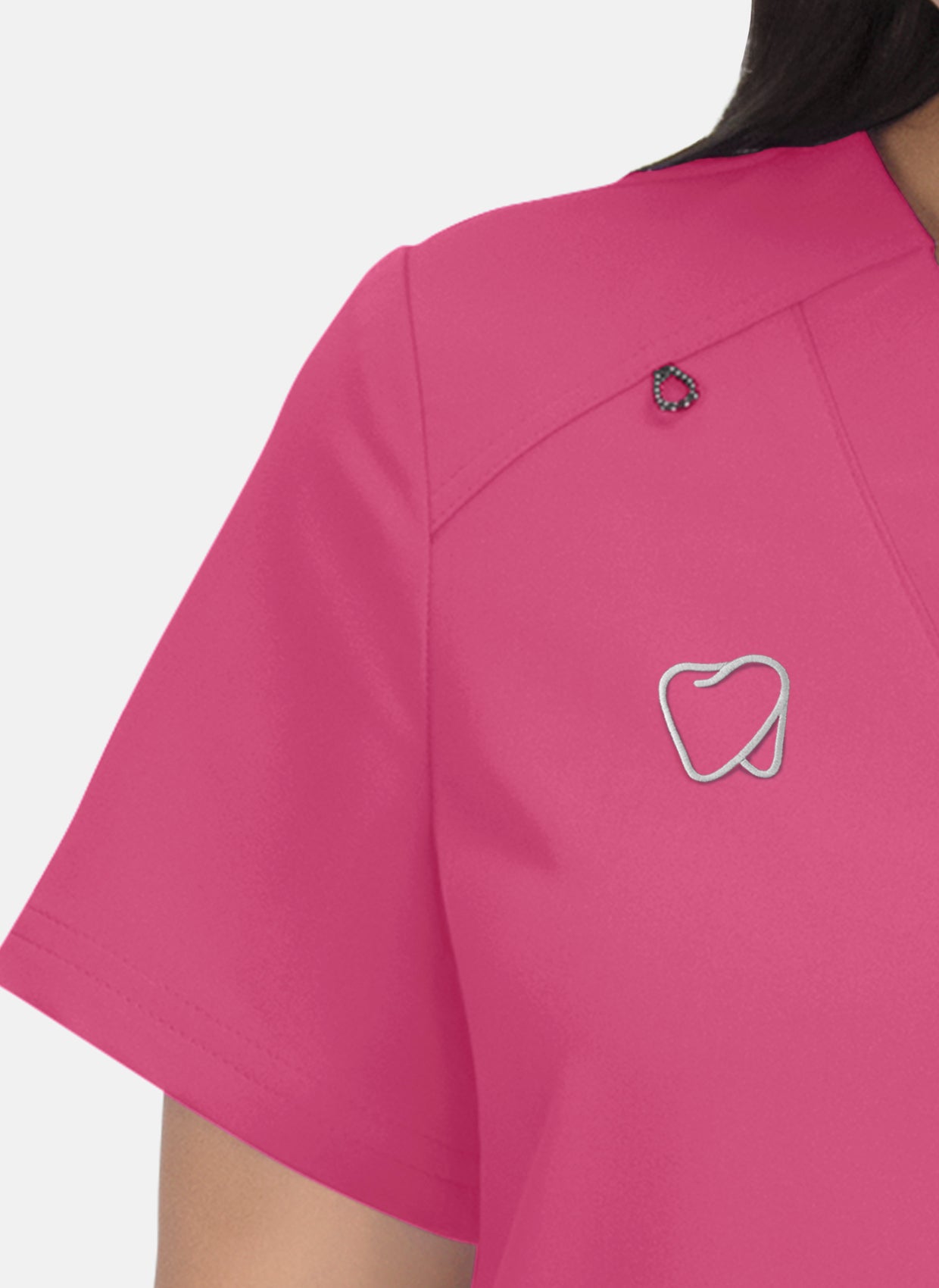 Hustle Heart Geranium-embroidery-close-up