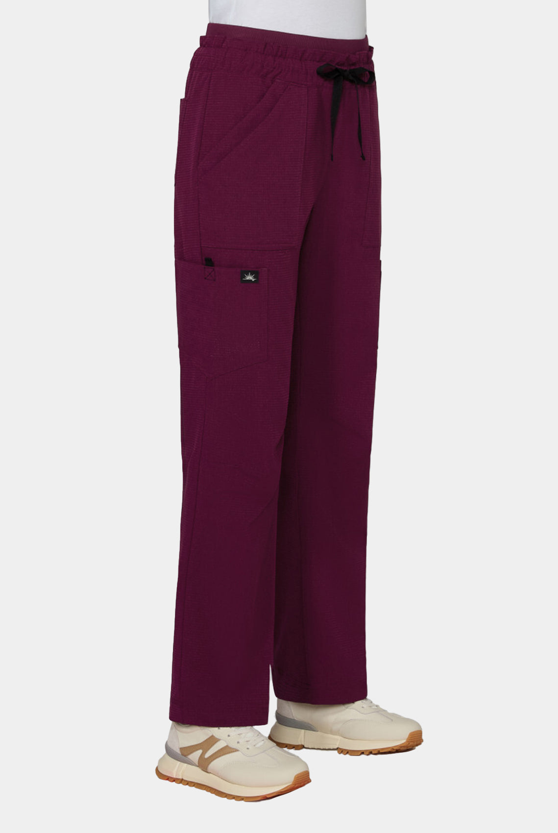 Koi Solis Freda scrub trousers wine