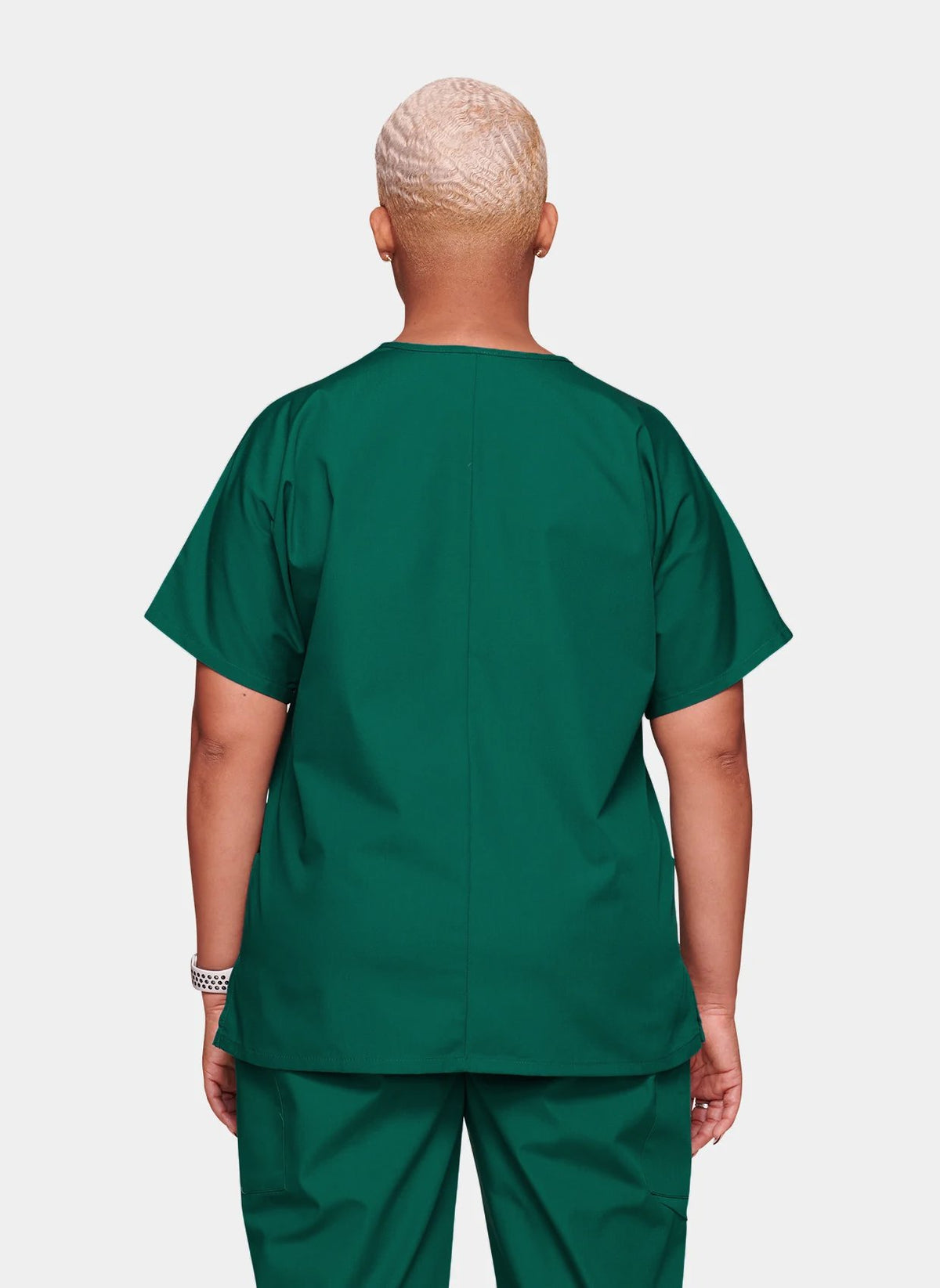 Cherokee Unisex Scrub Top - Hunter - Back