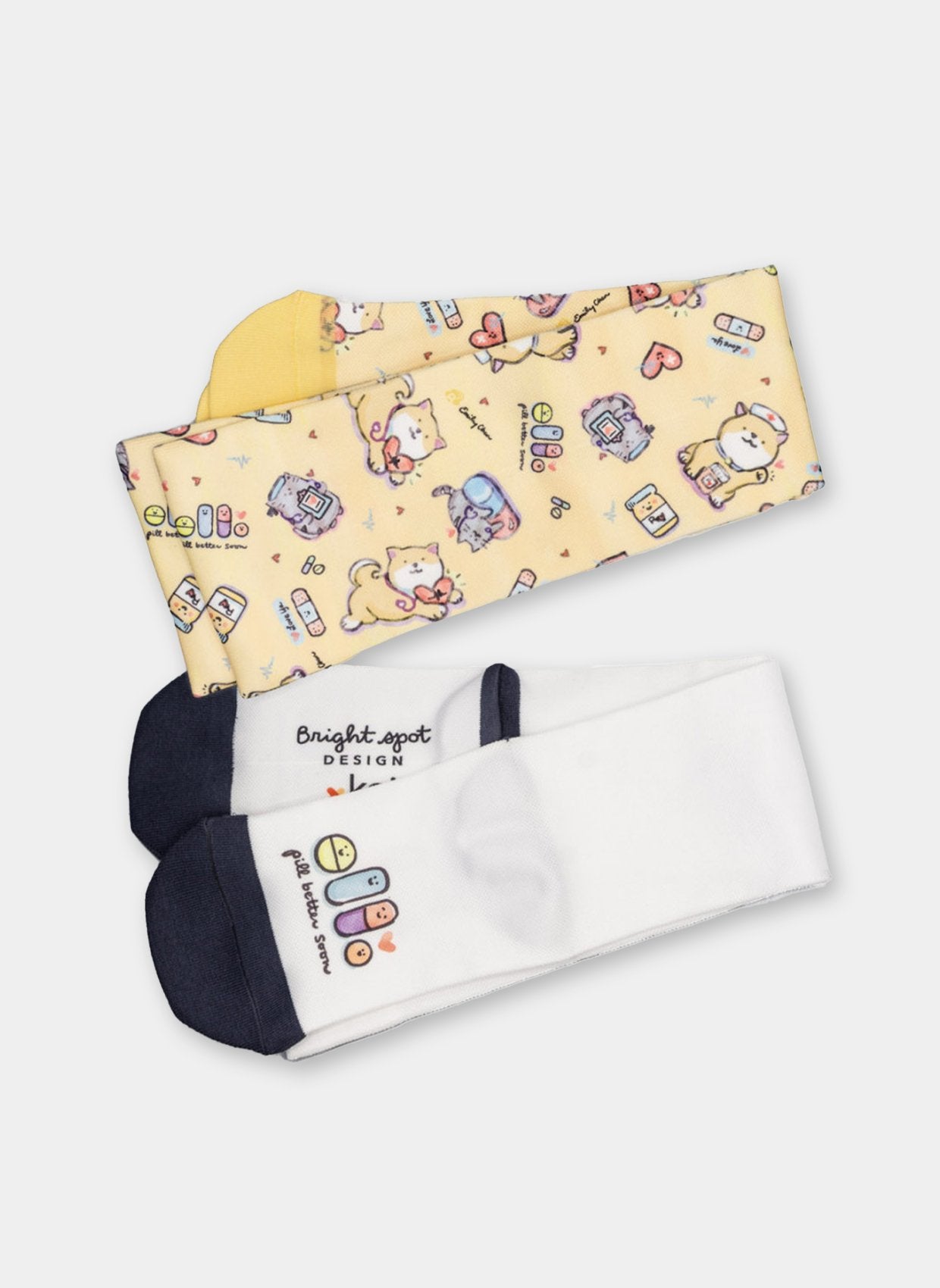 koi essentials sublimation socks - medical cuties