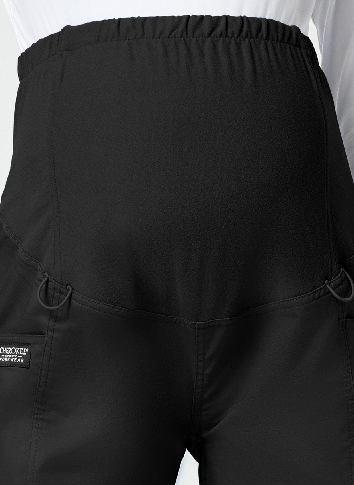 Cherokee WW Revolution Maternity Straight Leg Scrub Trousers WWE155 - Black