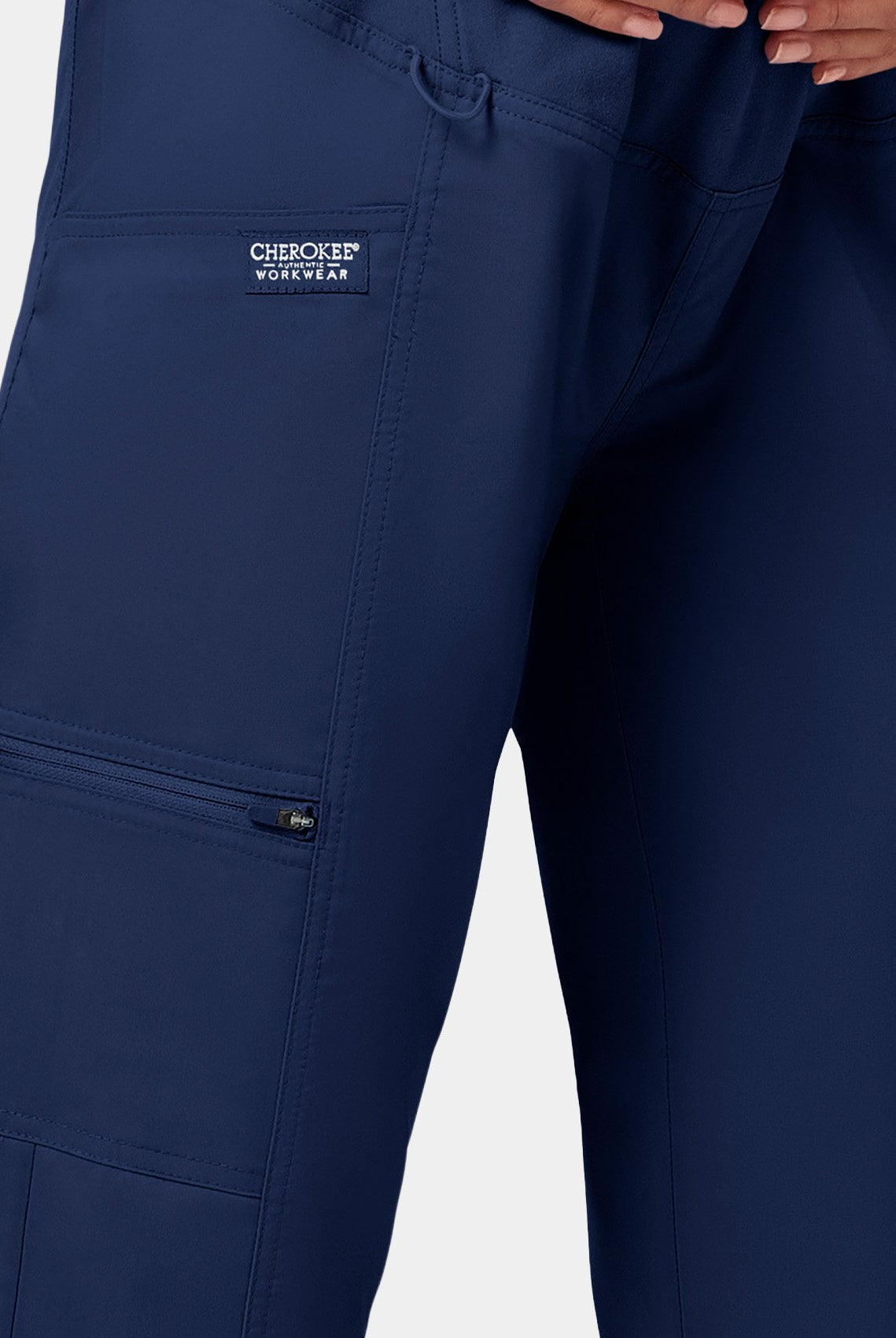 Cherokee WW Revolution Maternity Straight Leg Scrub Trousers WWE155 - Navy