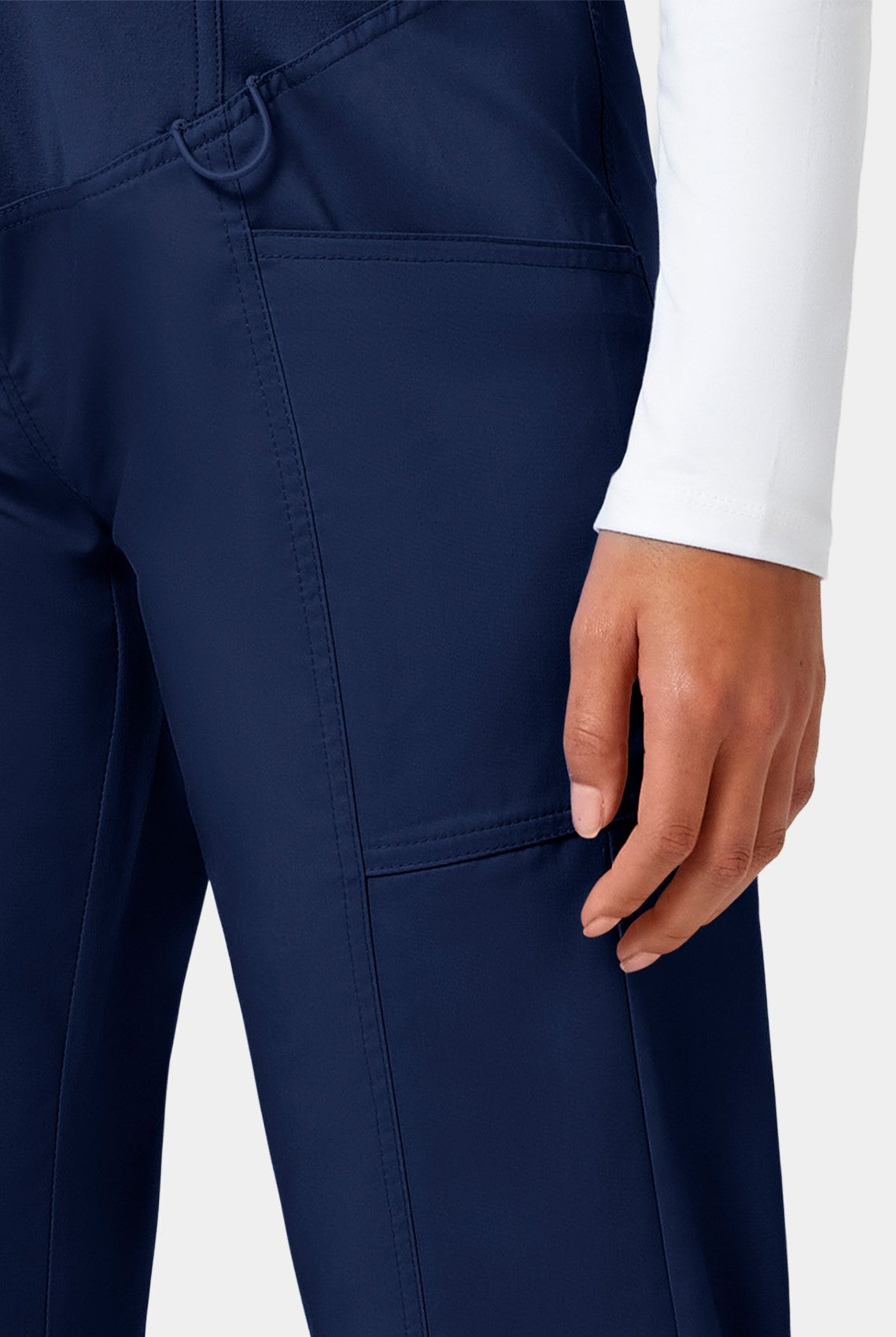 Cherokee WW Revolution Maternity Straight Leg Scrub Trousers WWE155 - Navy