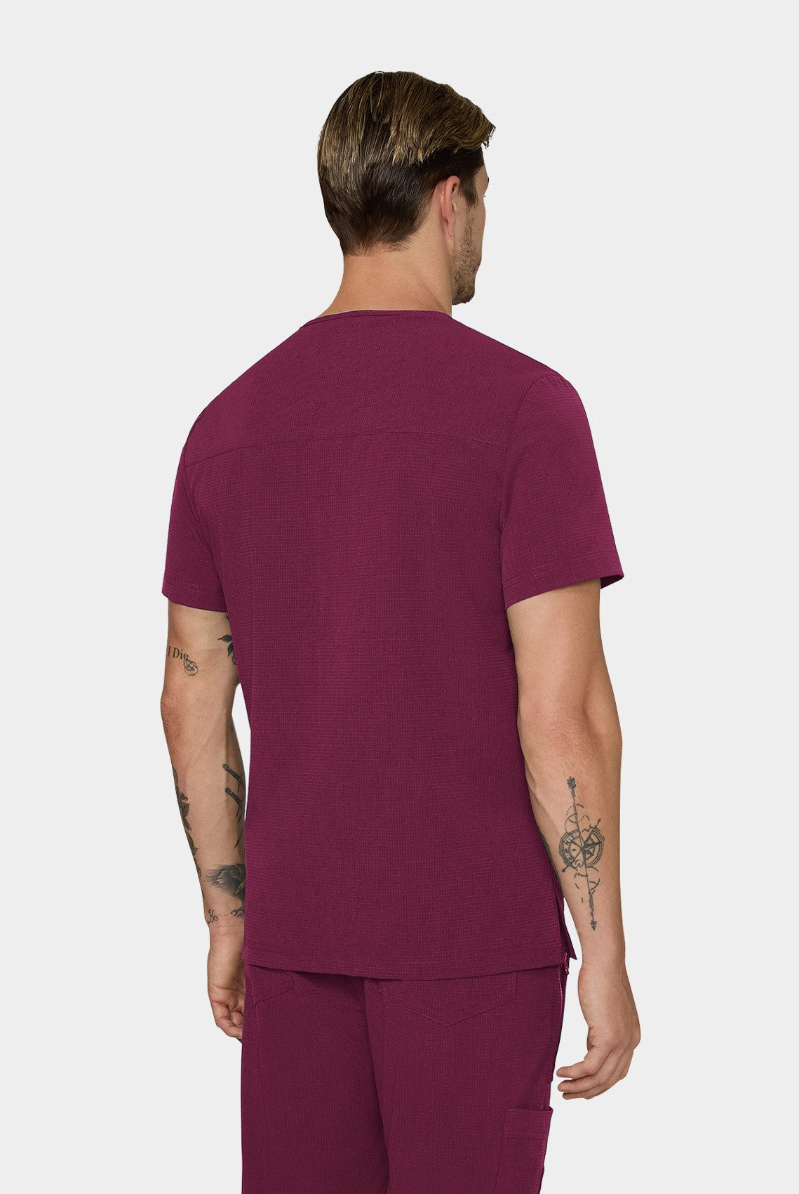 Koi Solis Caldwell Scrub Top - Wine