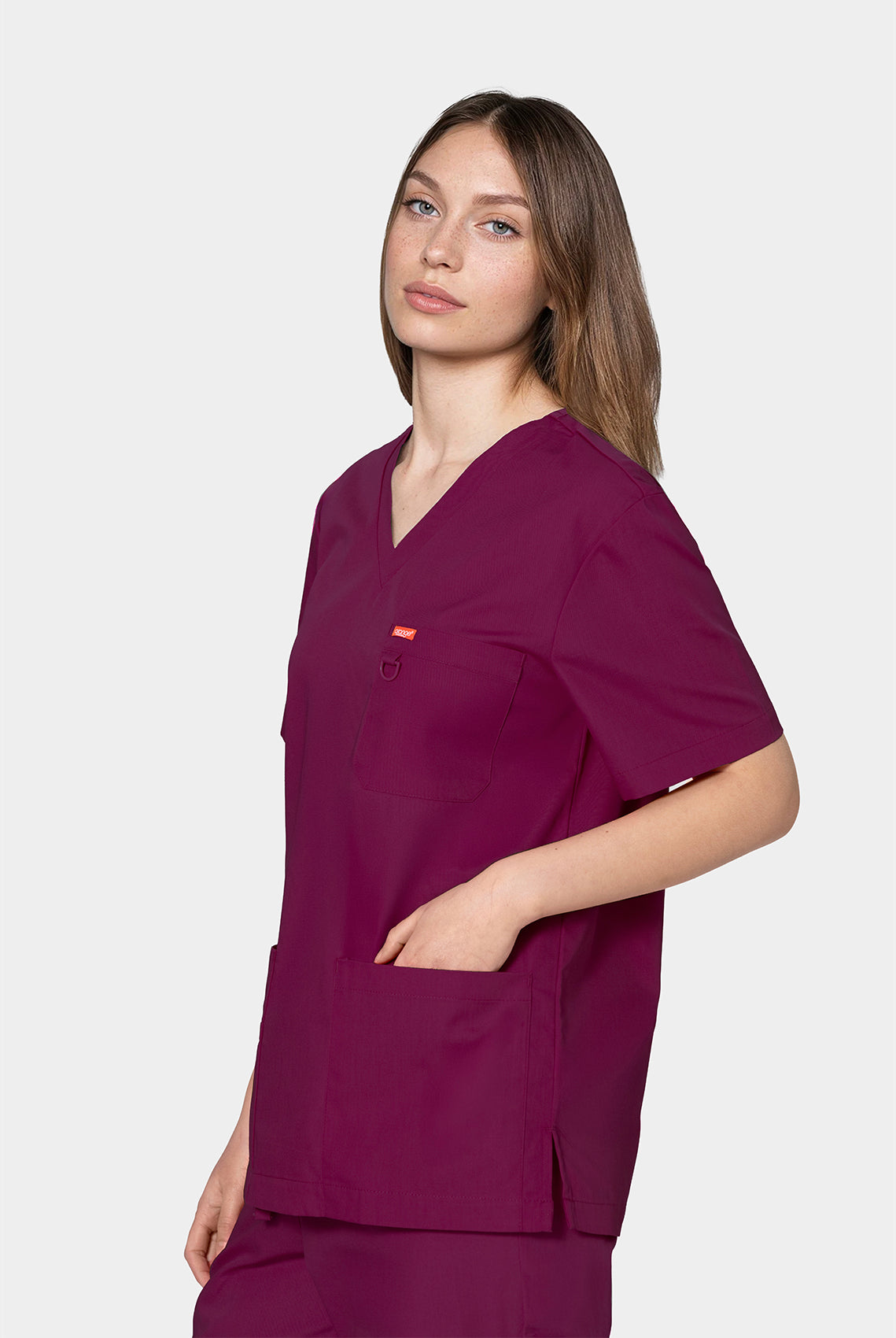 Orange Standard Balboa Scrub top True Ceil