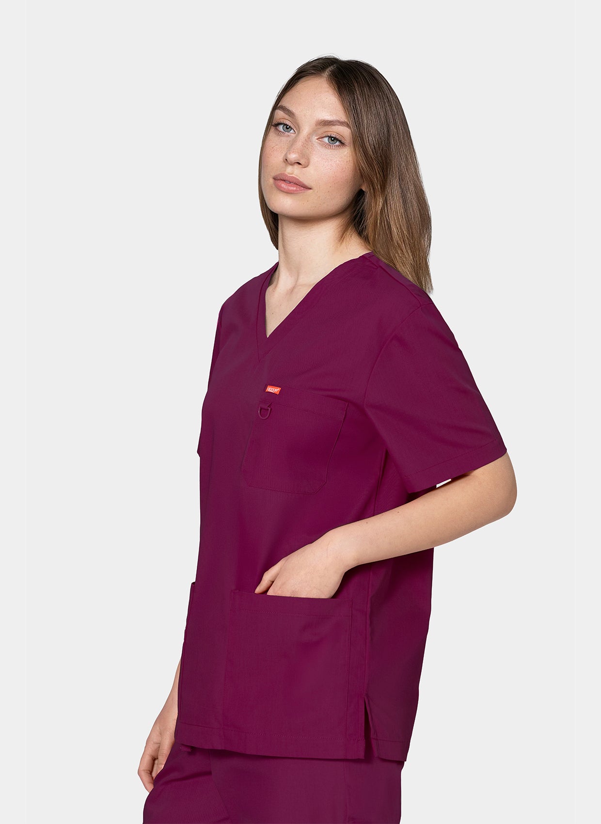 Orange Standard Balboa Scrub top True Ceil