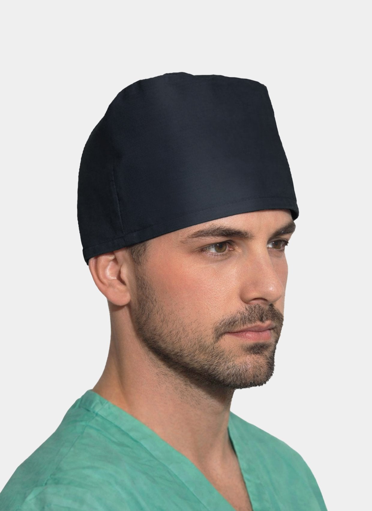 HappyFIT Cotton Scrub Hat - Black