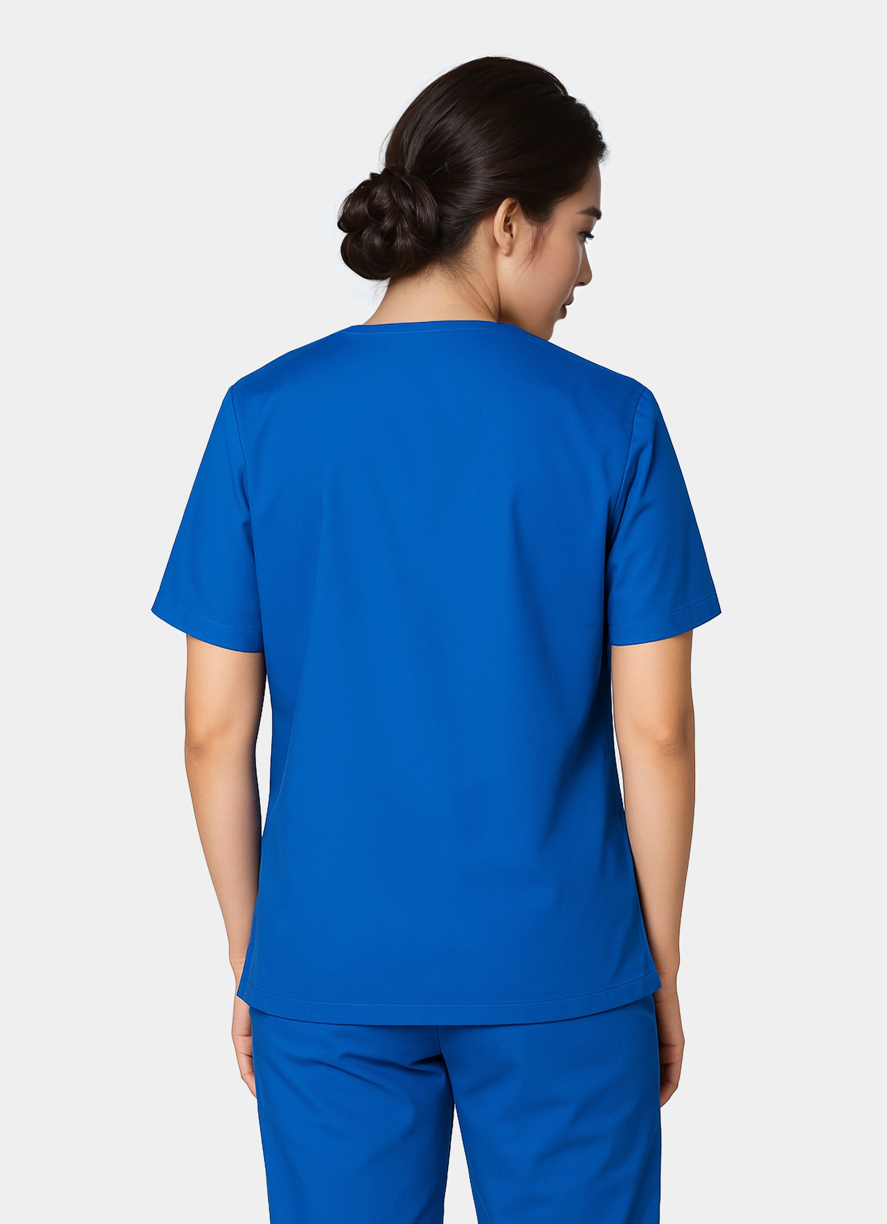 HappyFIT Unisex Scrub Top - Royal