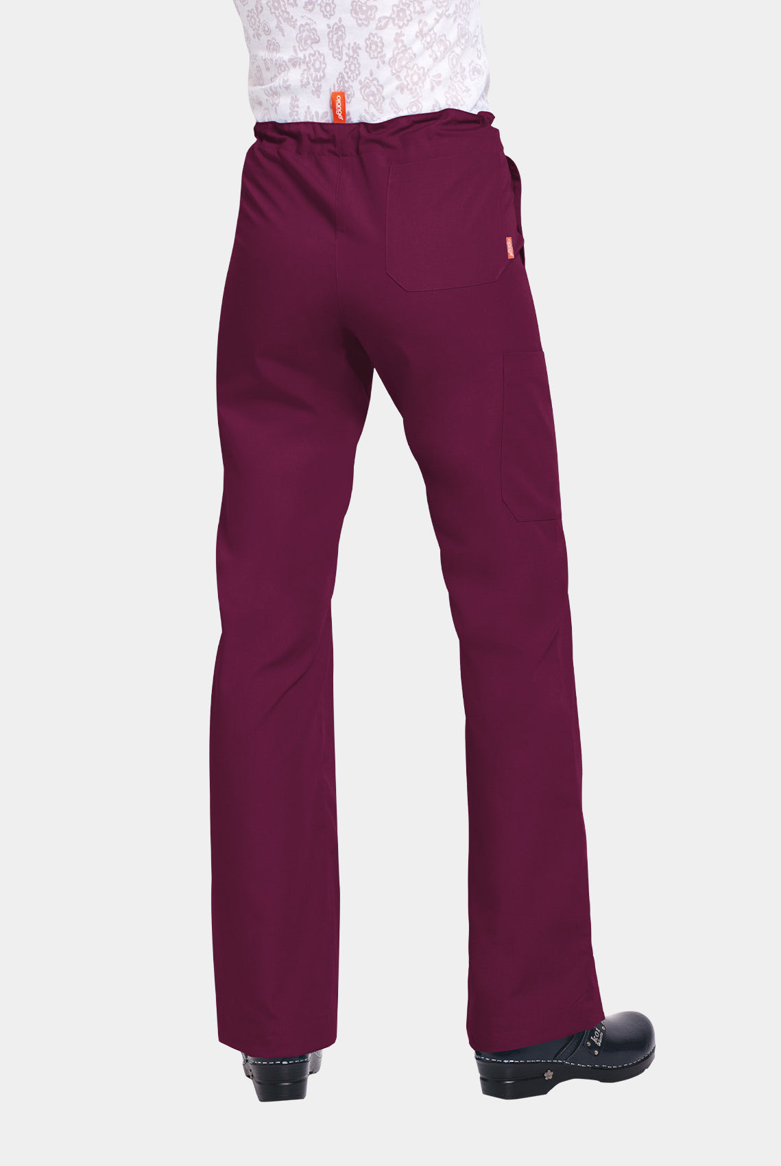 Orange Standard Unisex Huntington Scrub Trousers-Wine-Back
