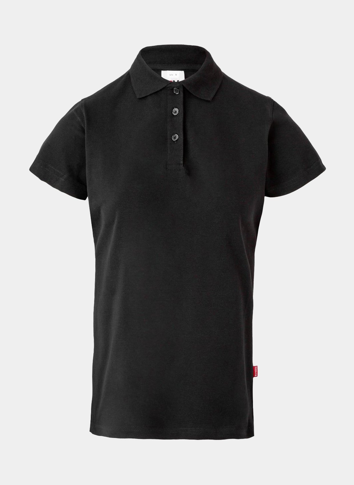 Black polo shirt