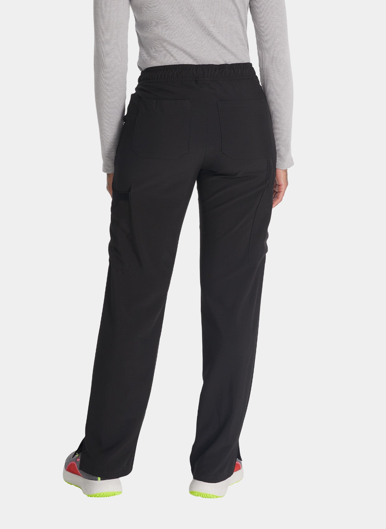 Dickies EDS Essentials Women's Mid Rise Straight Leg Drawstring Trousers DKE010 - Black