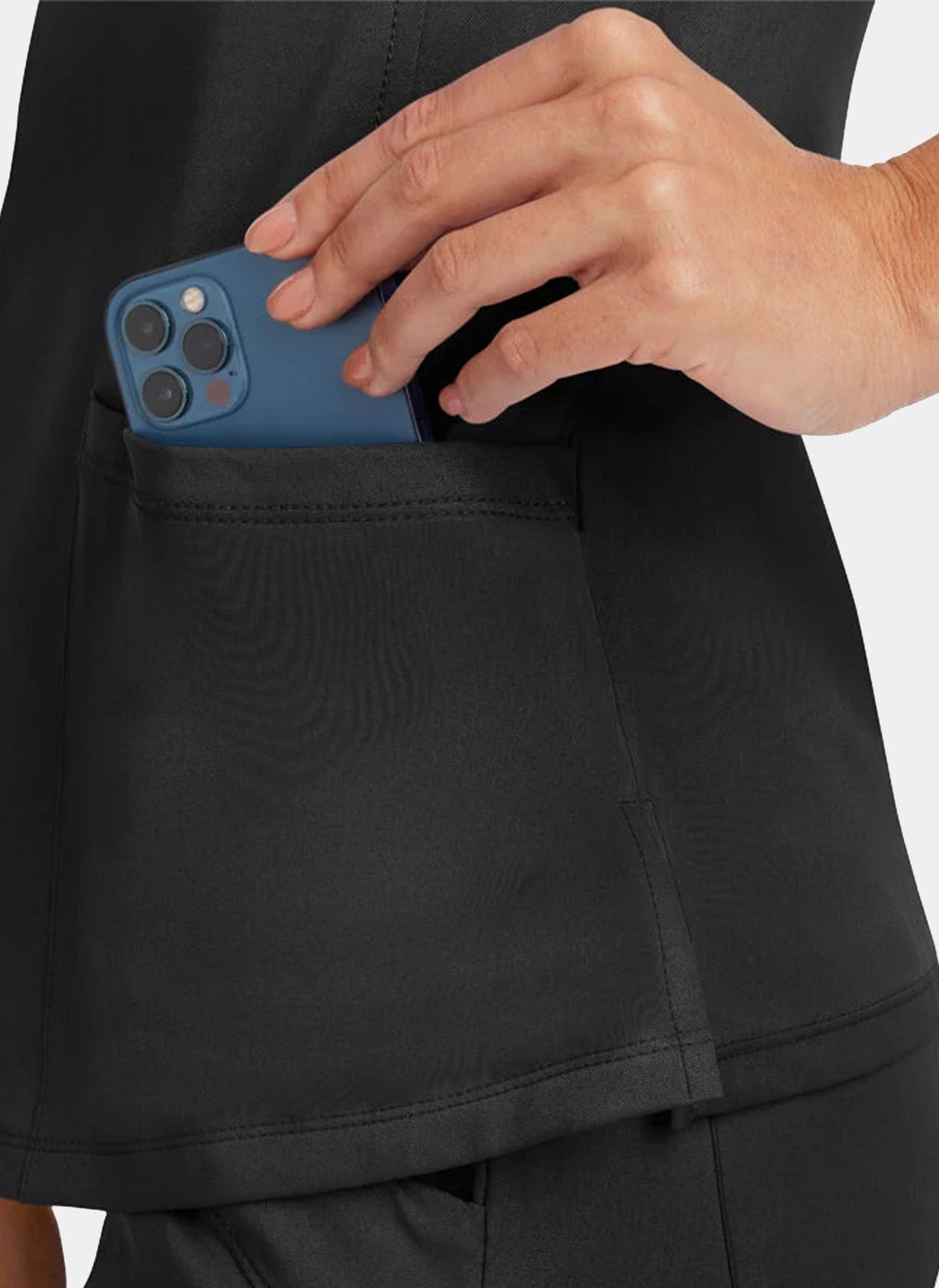 Healing Hands Monica Scrub Top - Black