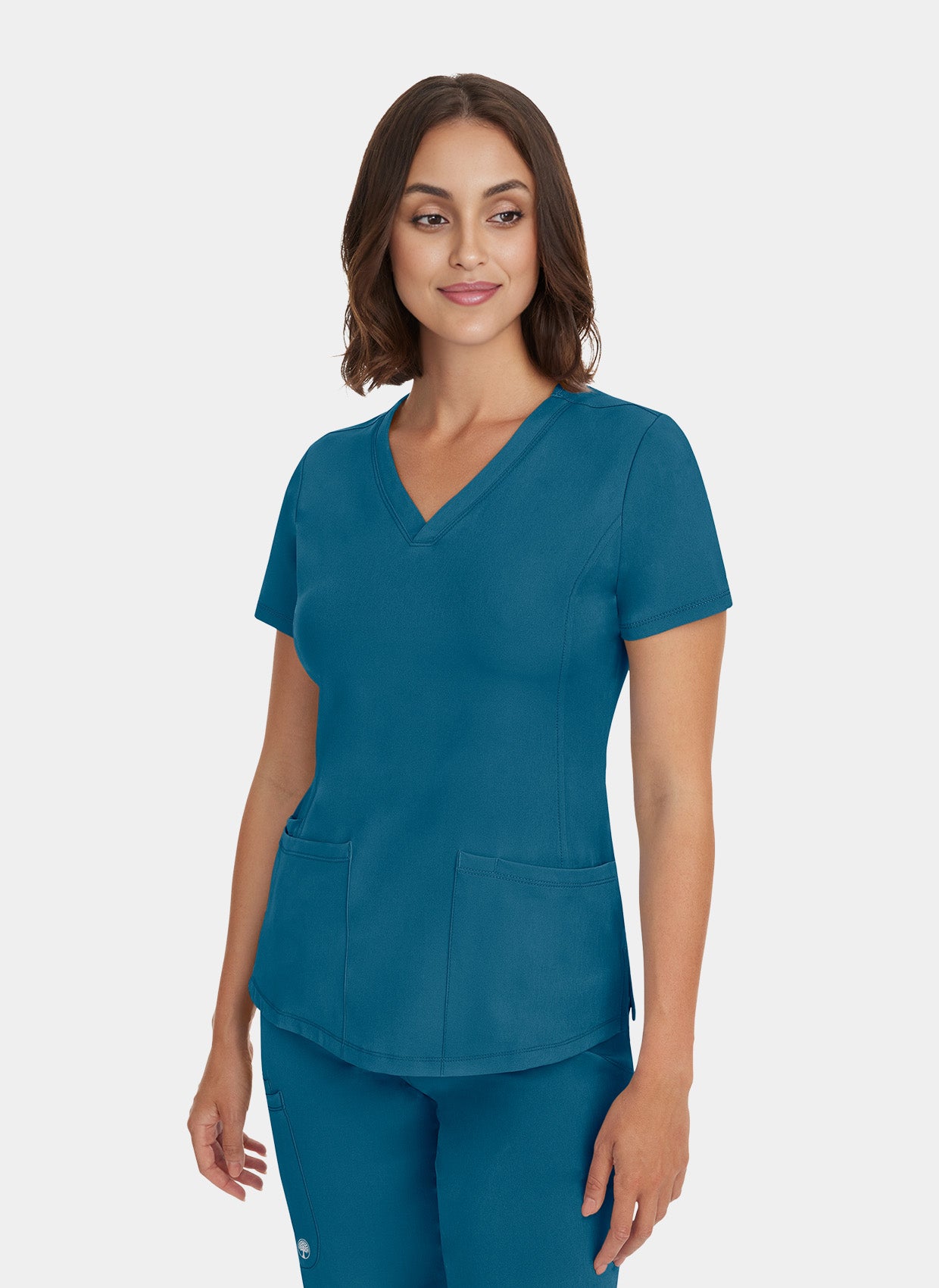 Healing Hands Monica Scrub Top - Caribbean