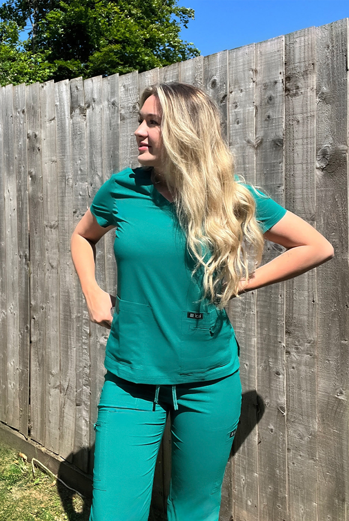 Koi Basics Becca Scrub Top