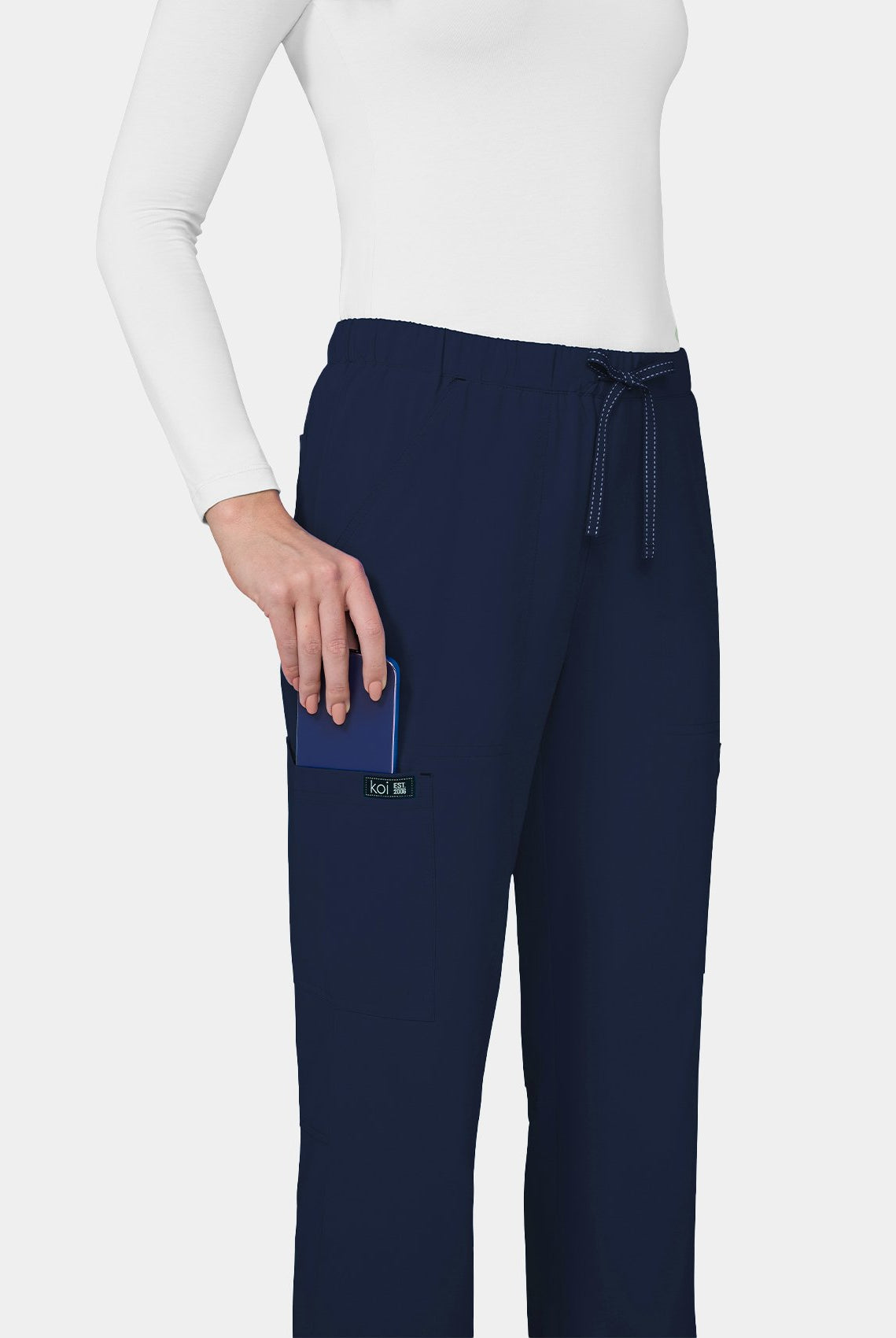 Koi Basics Holly Scrub Trousers - navy