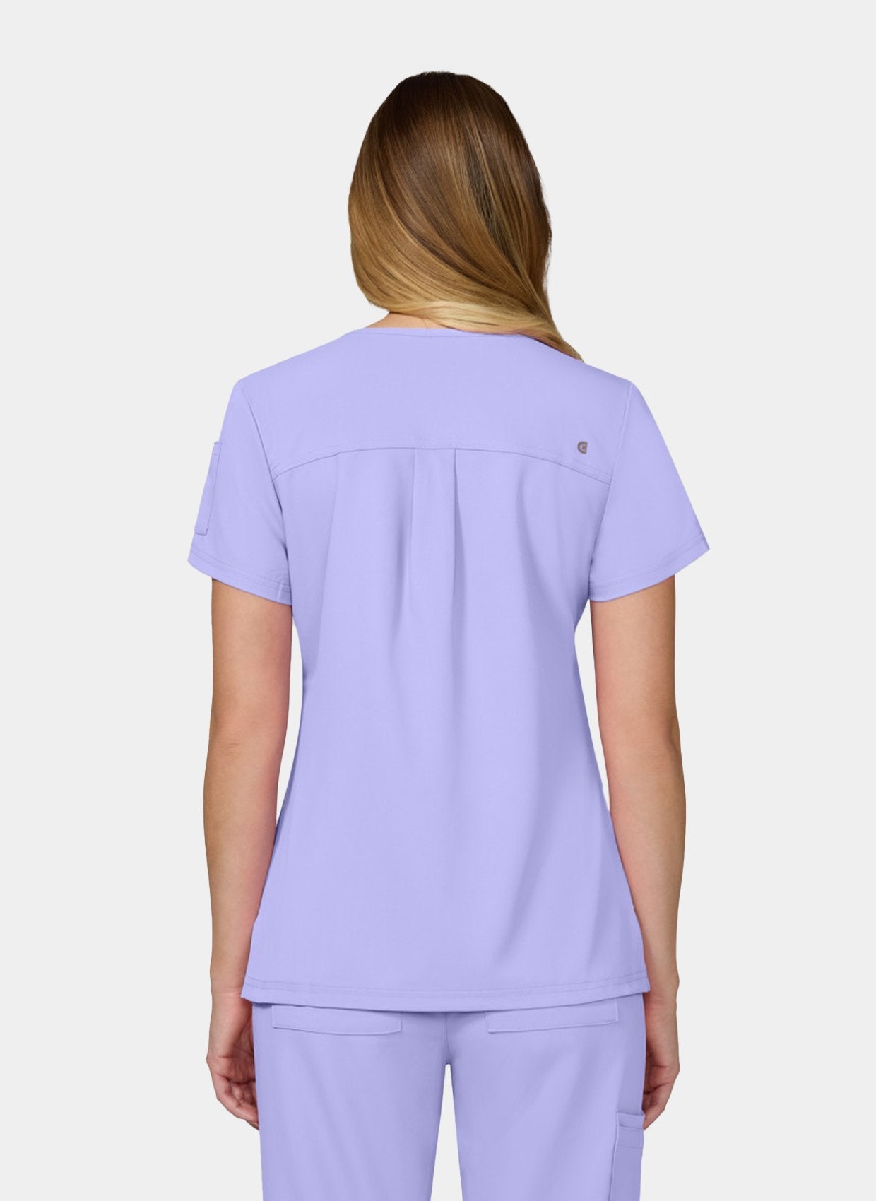 Womens Scrub Top Koi Cureology Cardi - Digital Lavender