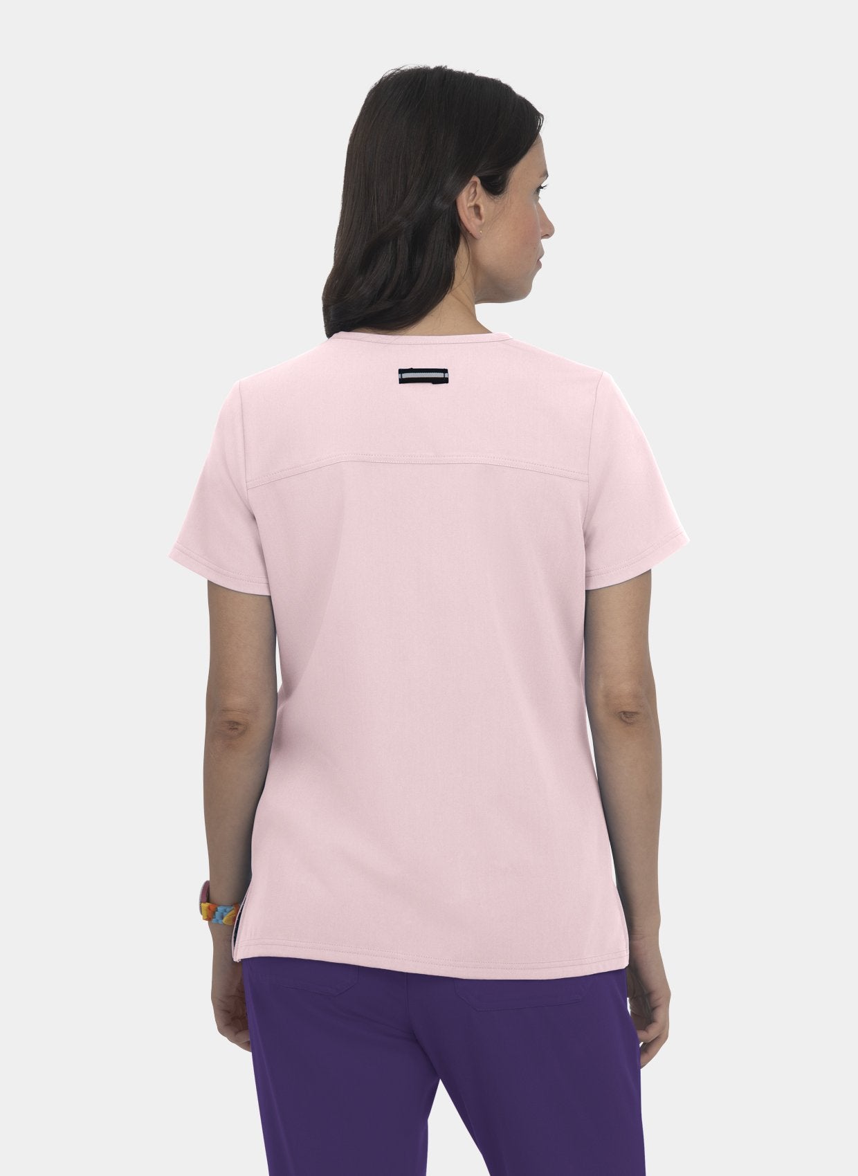 womens scrub top koi Next Gen Hustle And Heart Pink Dream