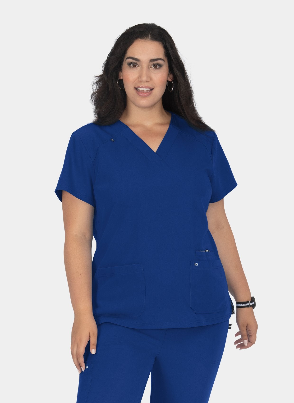 Koi Next Gen Hustle And Heart Scrub Top - Galaxy