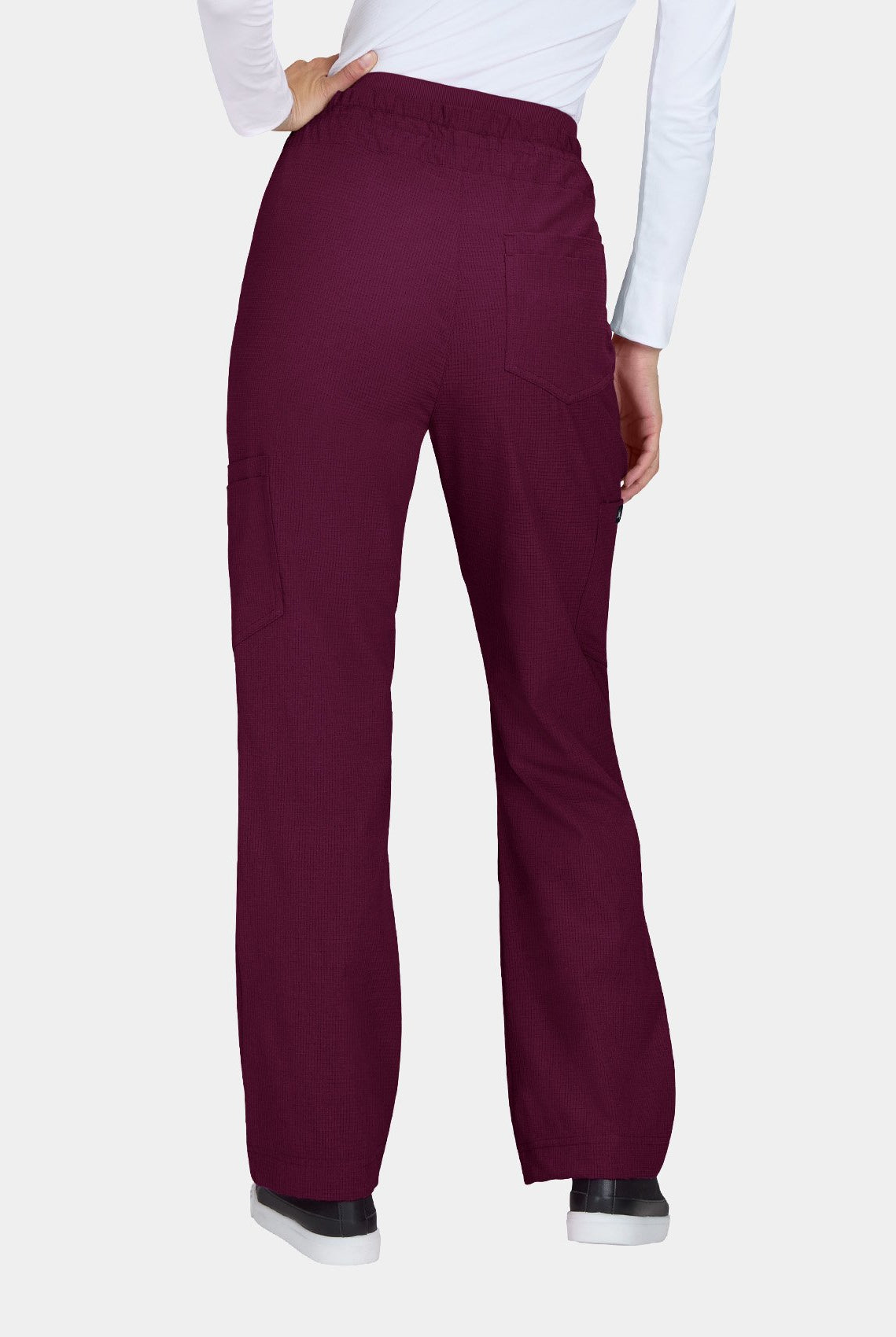 Koi Solis Freda scrub trousers wine
