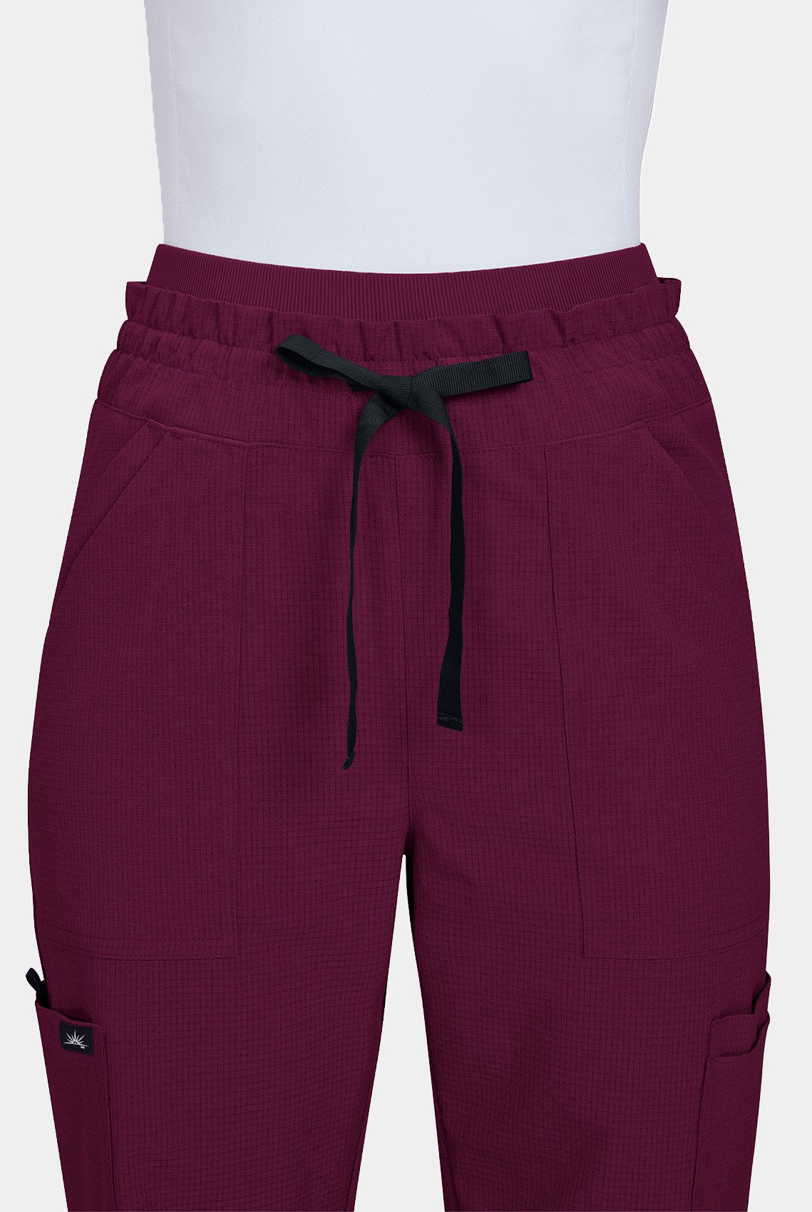 Koi Solis Freda scrub trousers wine