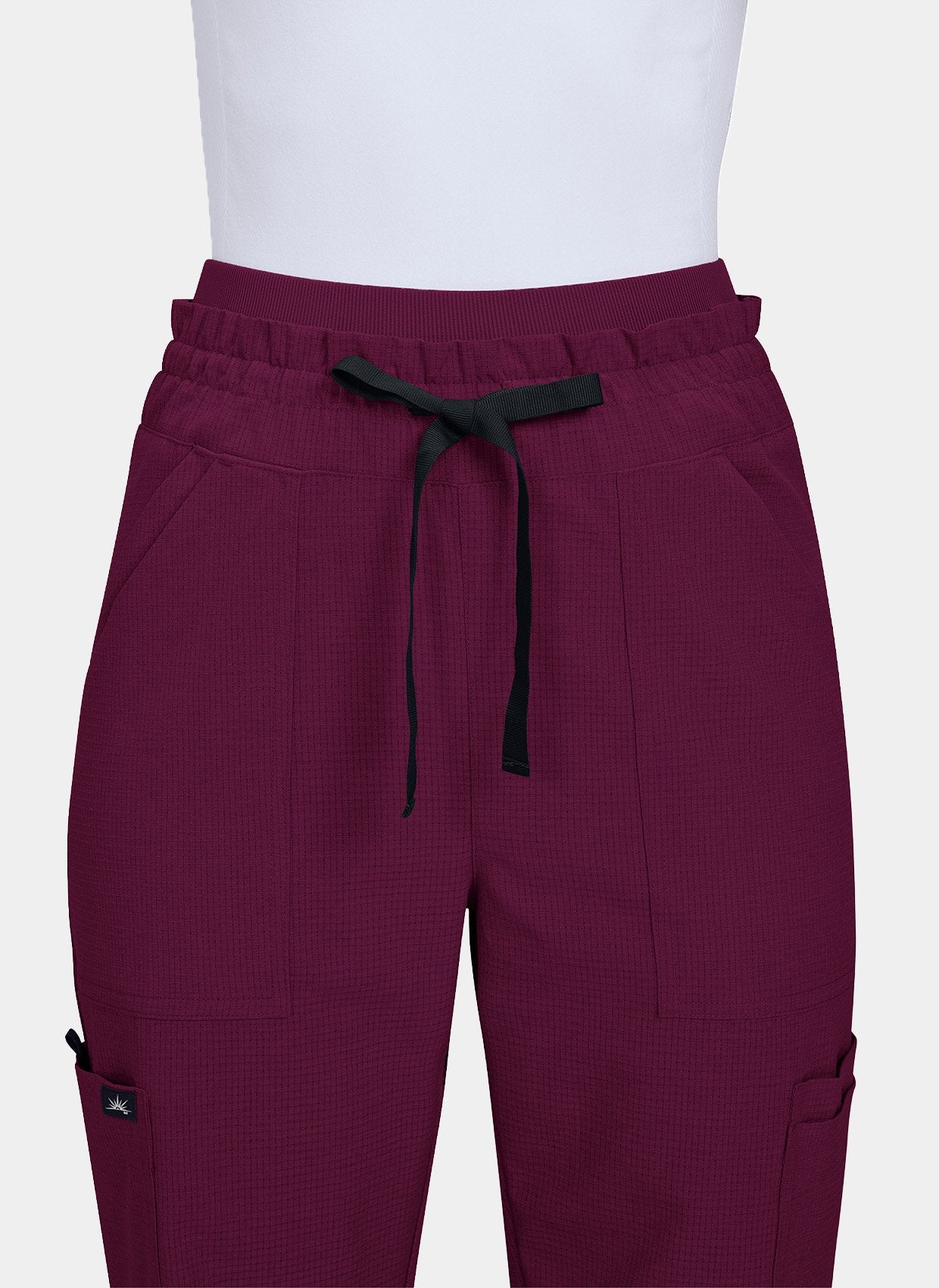 Koi Solis Freda scrub trousers wine