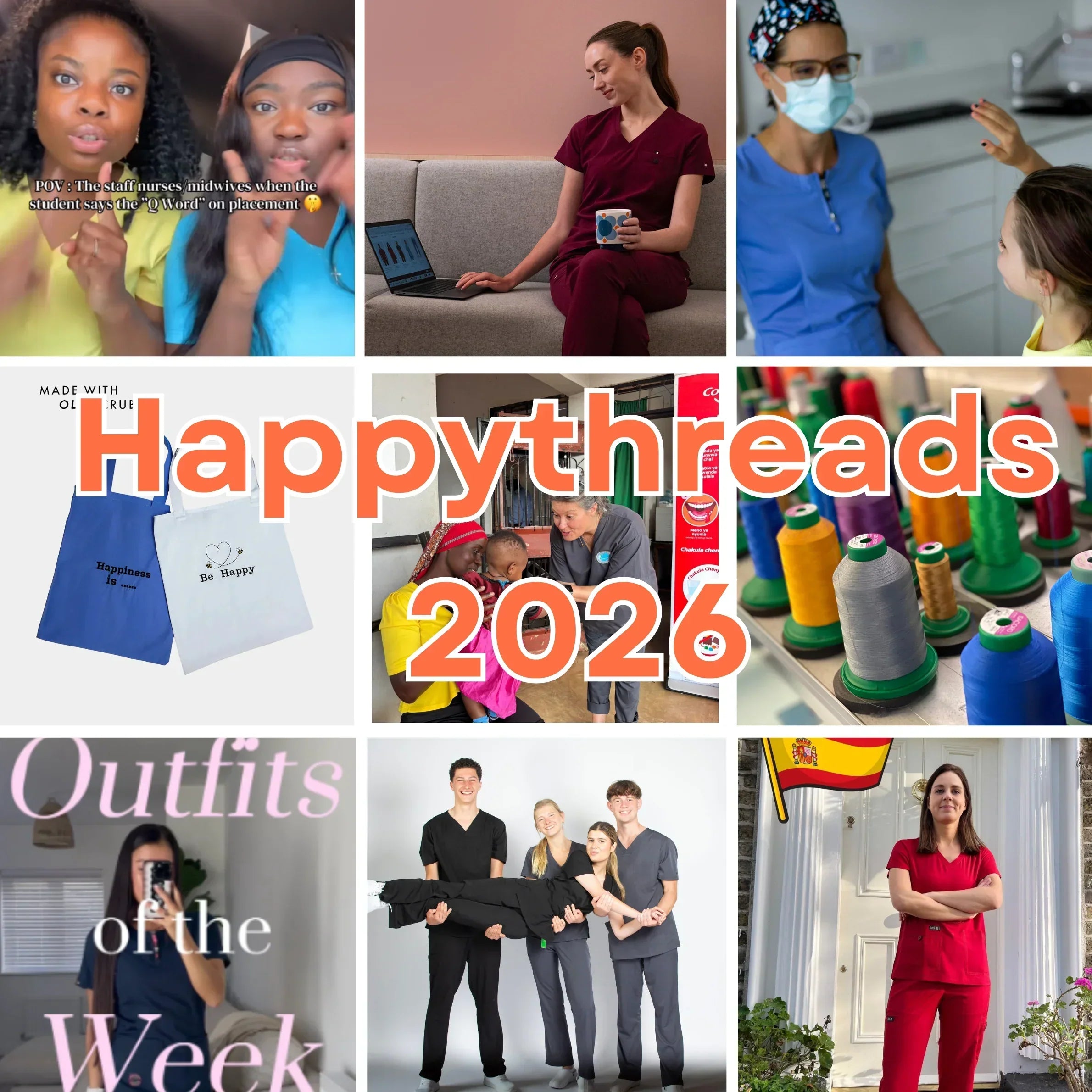 Happythreads 2026 collage 