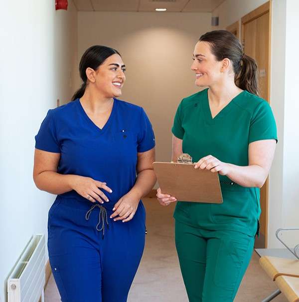Women in scrubs