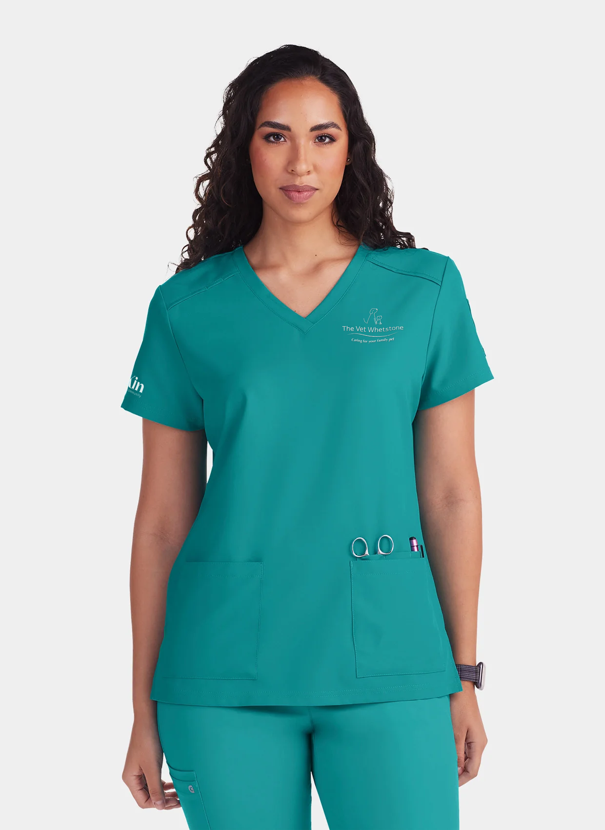Kin Whetstone - Koi Cureology Cardi - Teal