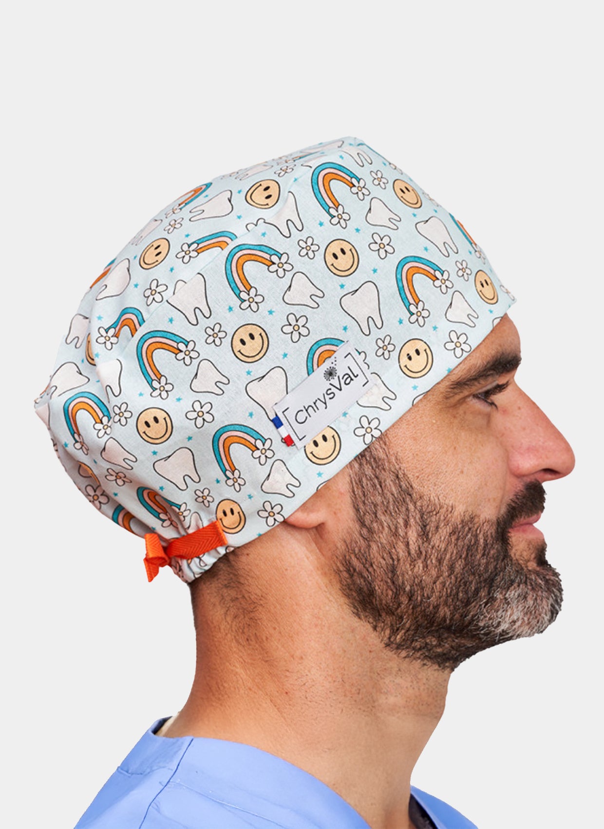 Long hair scrub hat