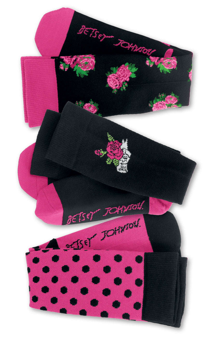 Betsey_Johnson_Compression_Socks_3_Pack_Playful_Pattern