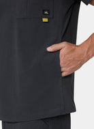 Men's Koi Solis Caldwell scrub top charcoal