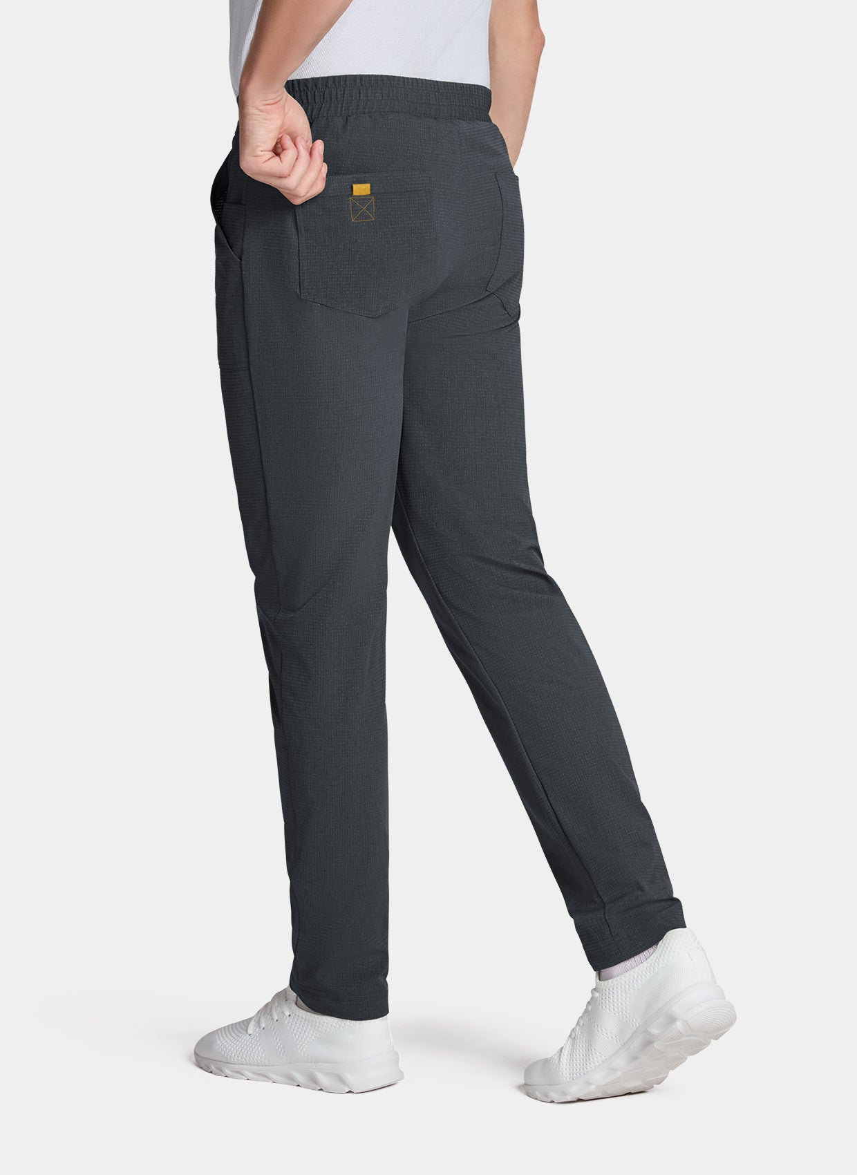 Men's Koi Solis scrub trousers charcoal