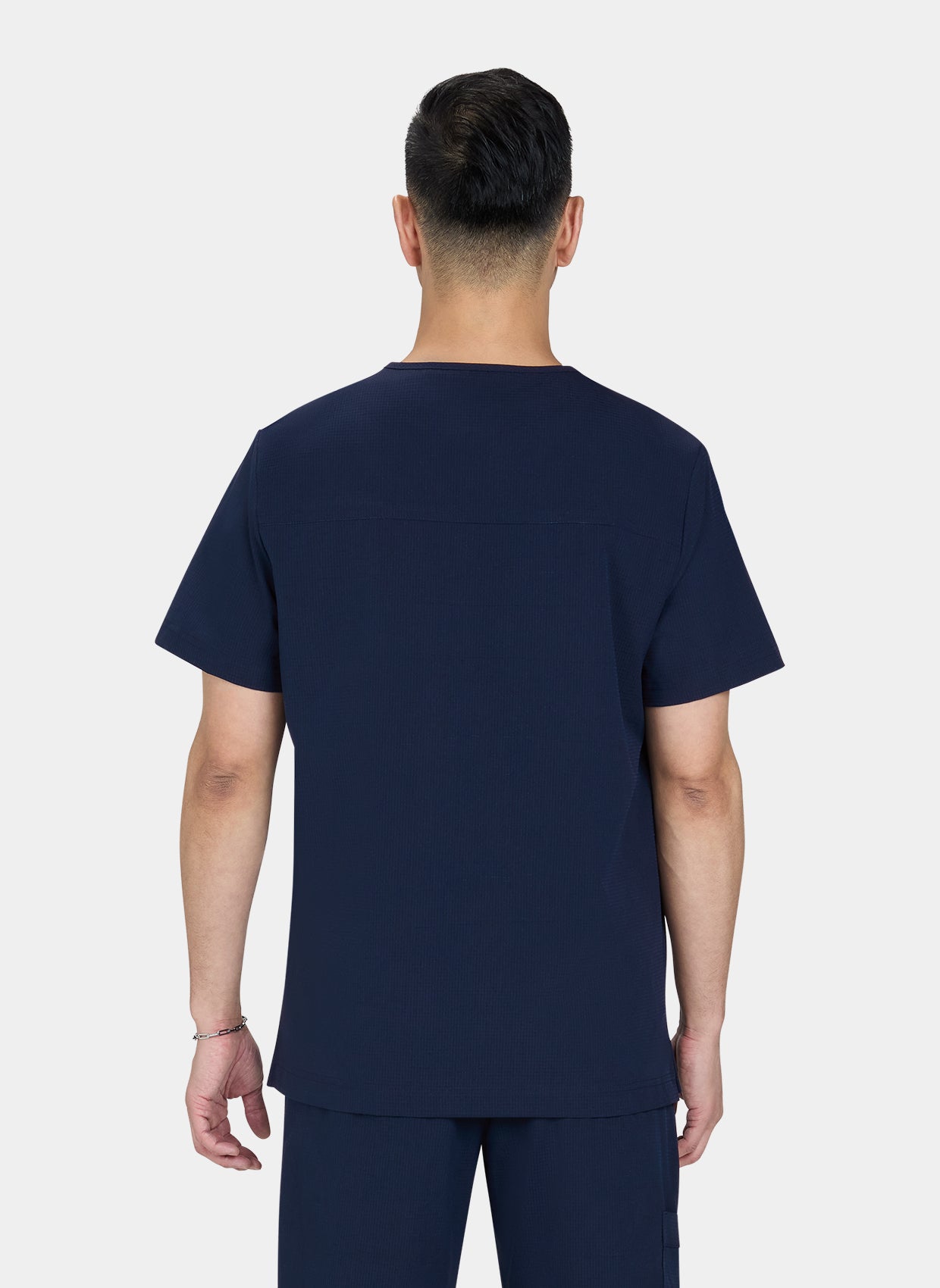 Men's Koi Solis Caldwell scrub top navy
