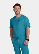 Men's Teal Scrubs model 