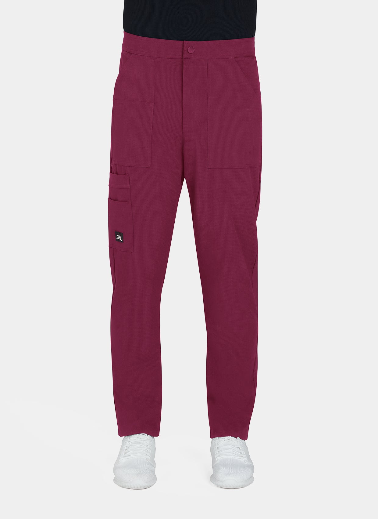 Koi Solis Ondra Scrub Trousers Wine Front