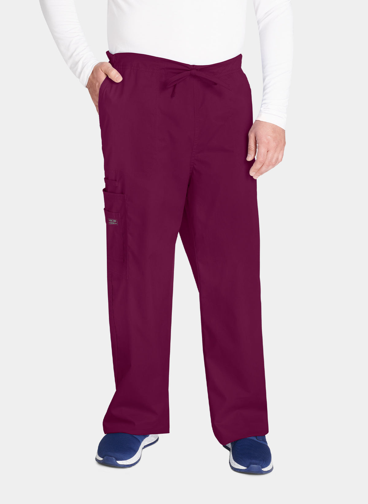 Cherokee Core Stretch Unisex Drawstring Cargo Scrub Trousers WWE4043 ...