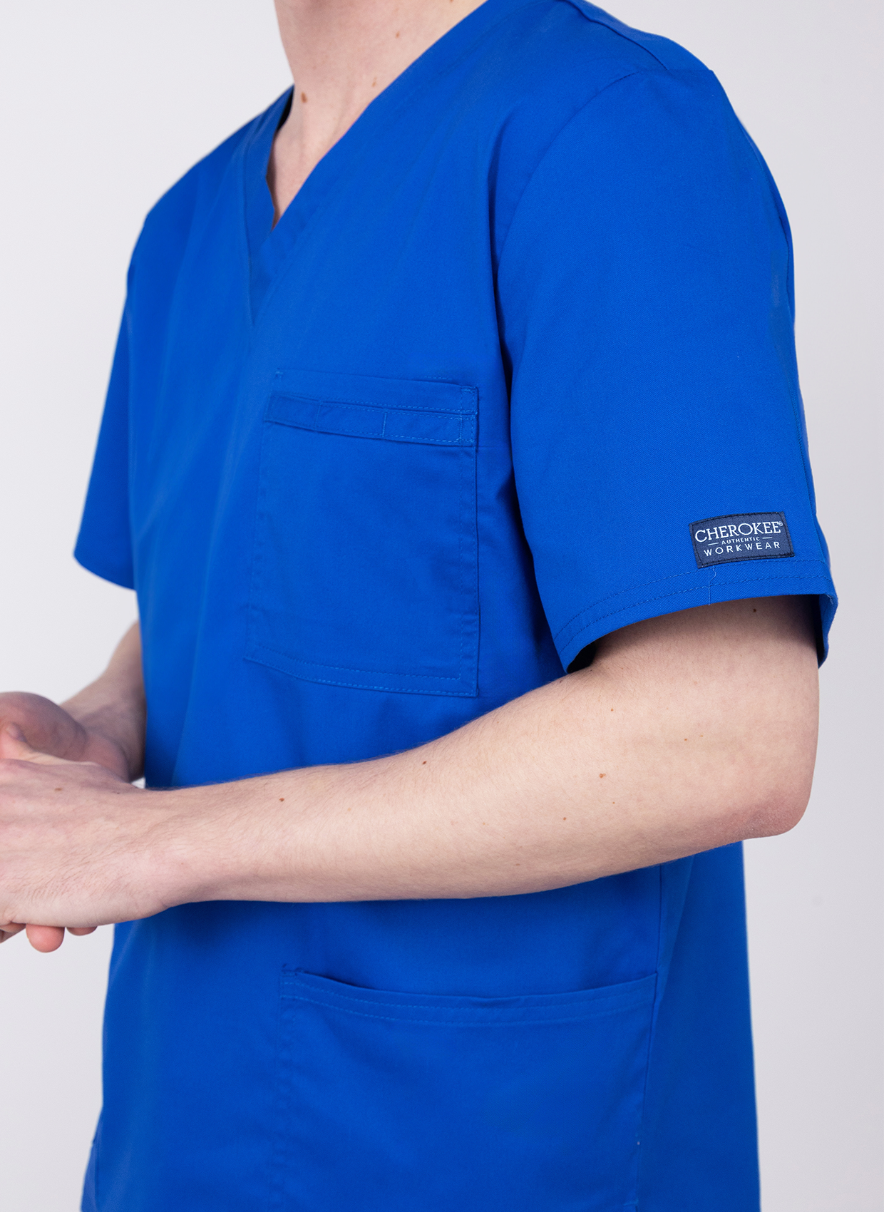 Cherokee Core Stretch Unisex V-Neck Scrub Top WWE4725  