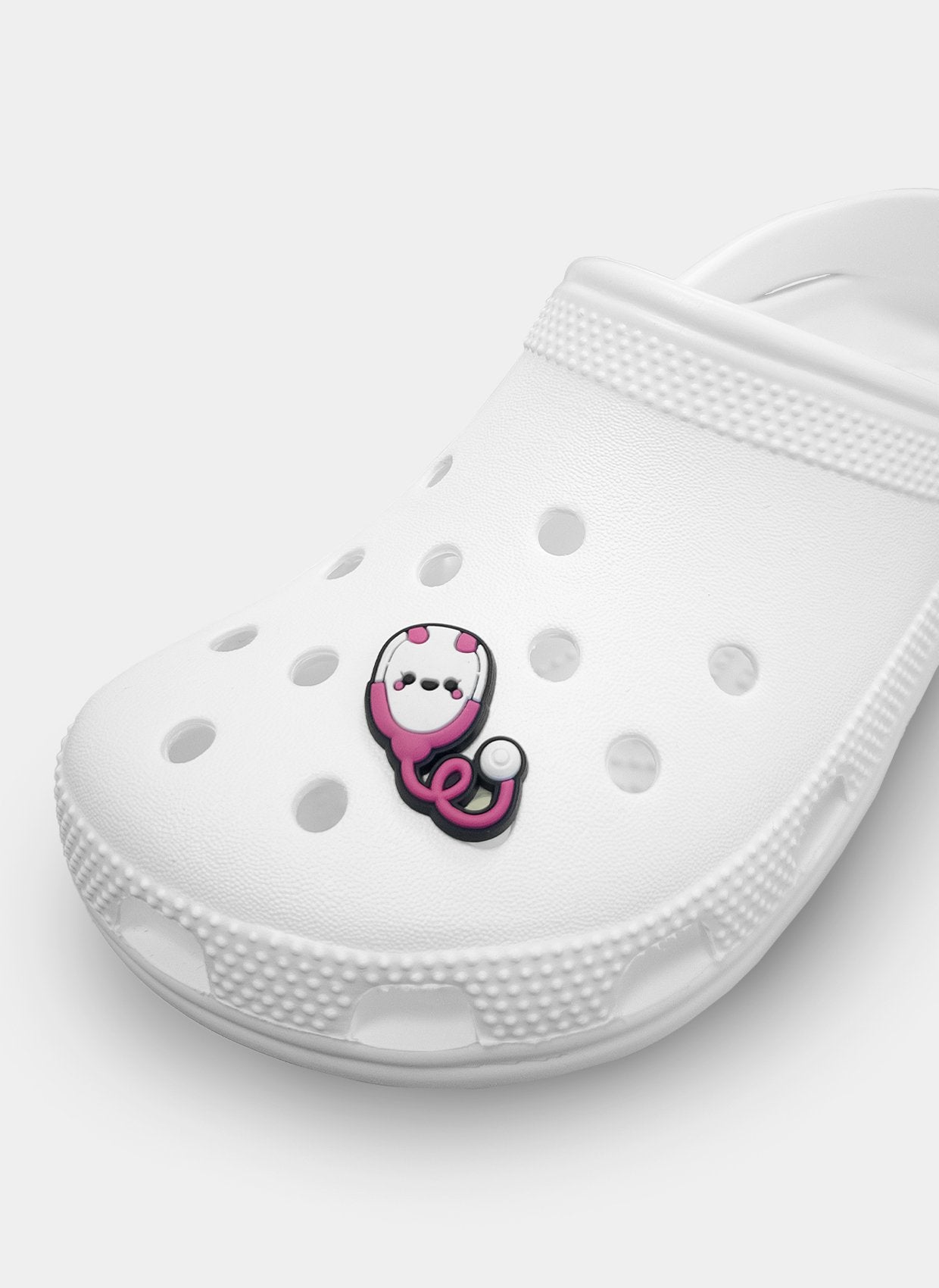 clog charm nurse pretty pink pulse 1