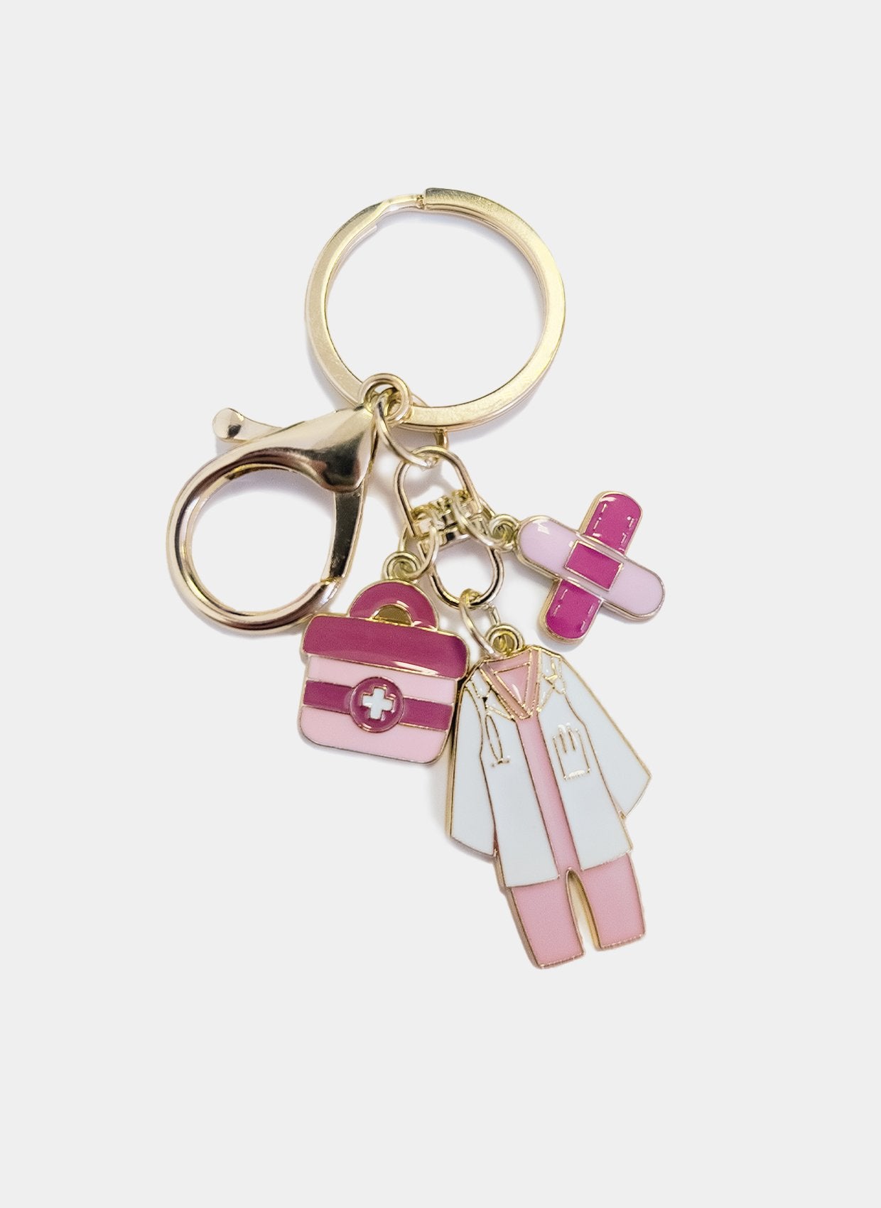 keychain medical the med life keychain pink 