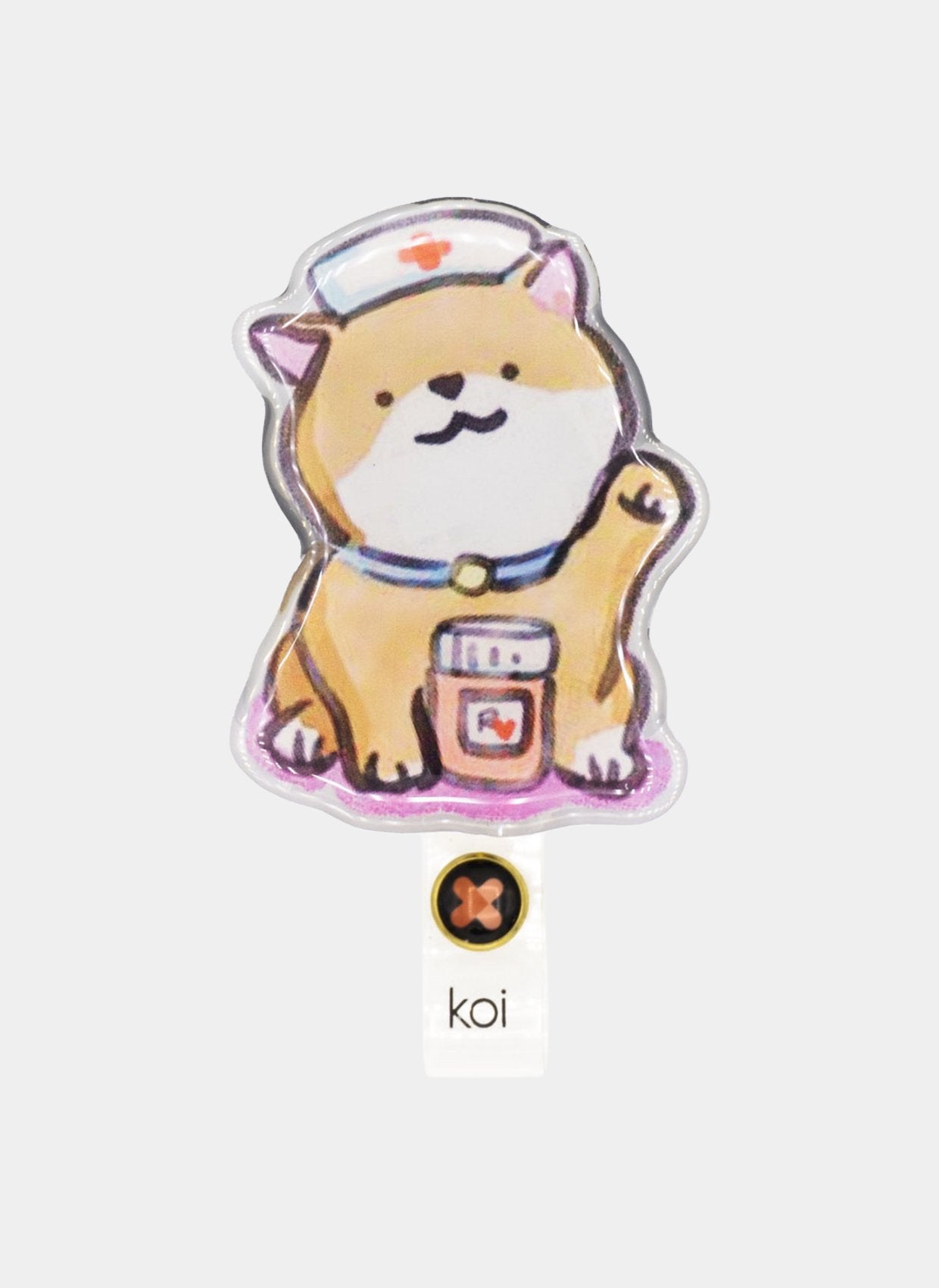 koi-badge-reel-nurse-shiba