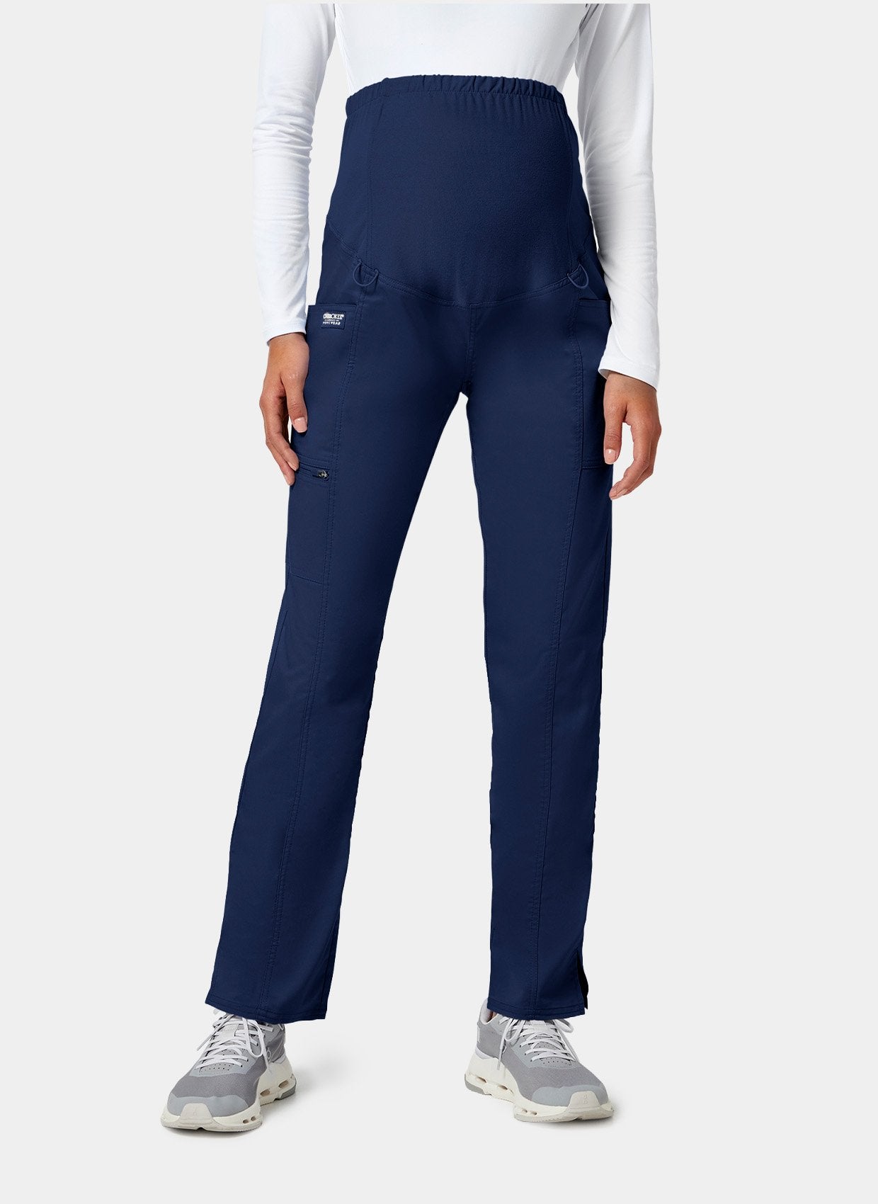Cherokee WW Revolution Maternity Straight Leg Scrub Trousers WWE155 - Navy