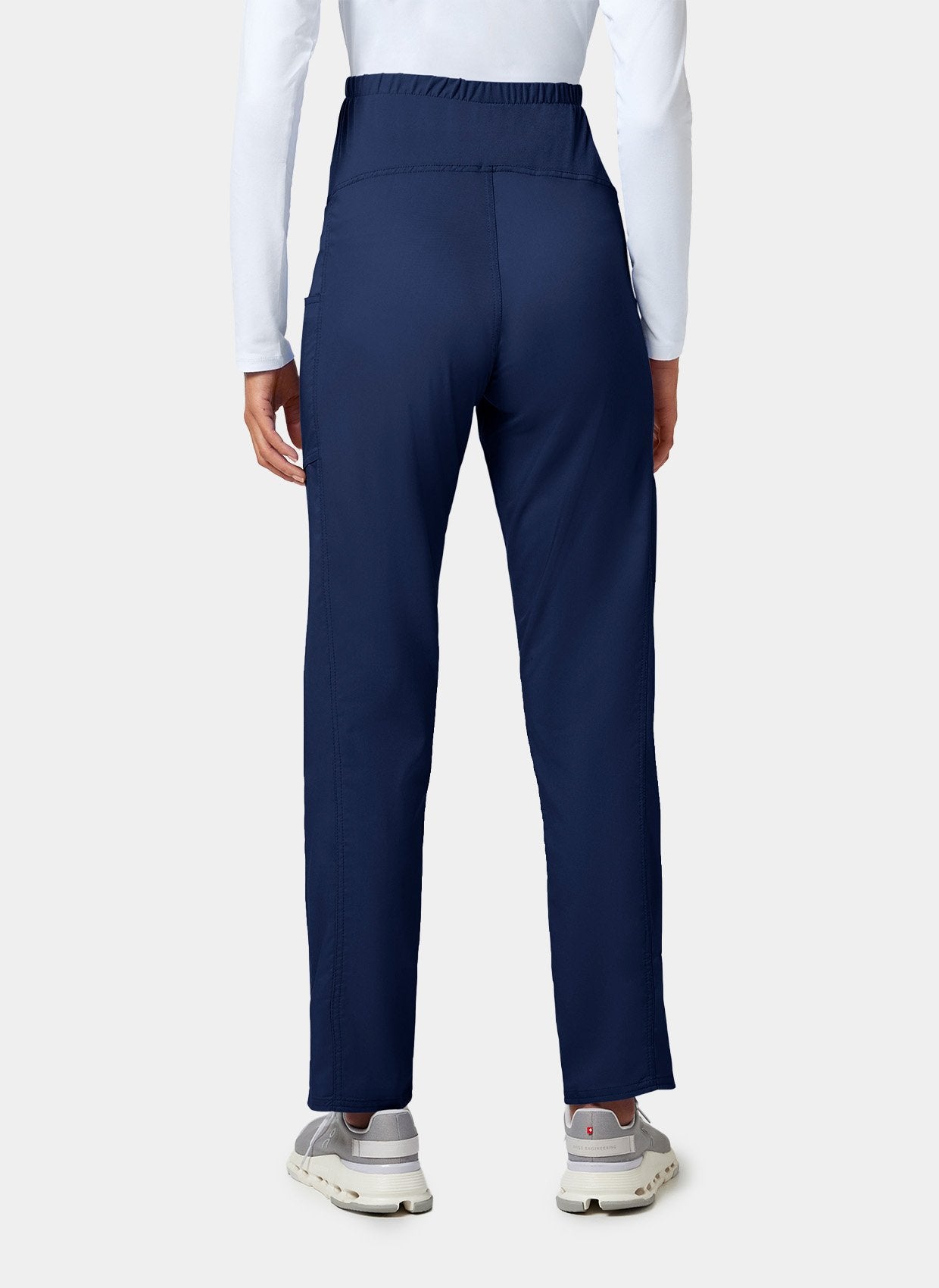Cherokee WW Revolution Maternity Straight Leg Scrub Trousers WWE155 - Navy
