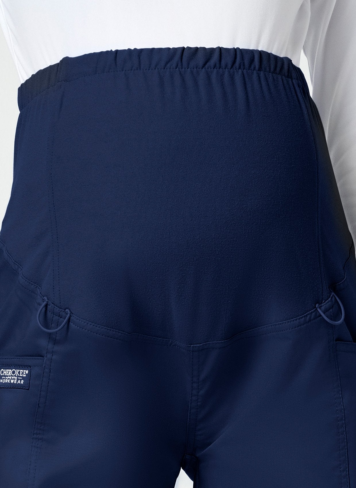 Cherokee WW Revolution Maternity Straight Leg Scrub Trousers WWE155 - Navy
