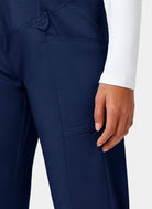 Cherokee WW Revolution Maternity Straight Leg Scrub Trousers WWE155 - Navy