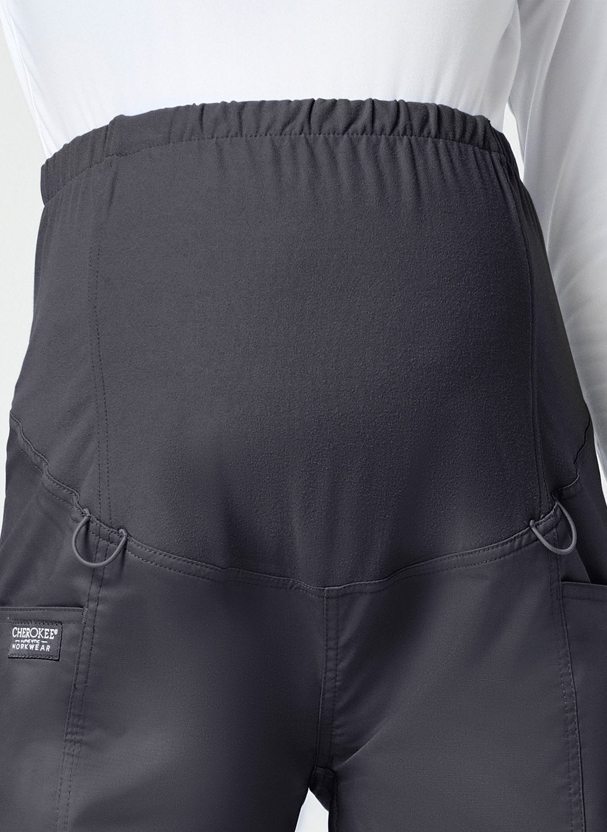 Cherokee WW Revolution Maternity Straight Leg Scrub Trousers WWE155 - Pewter
