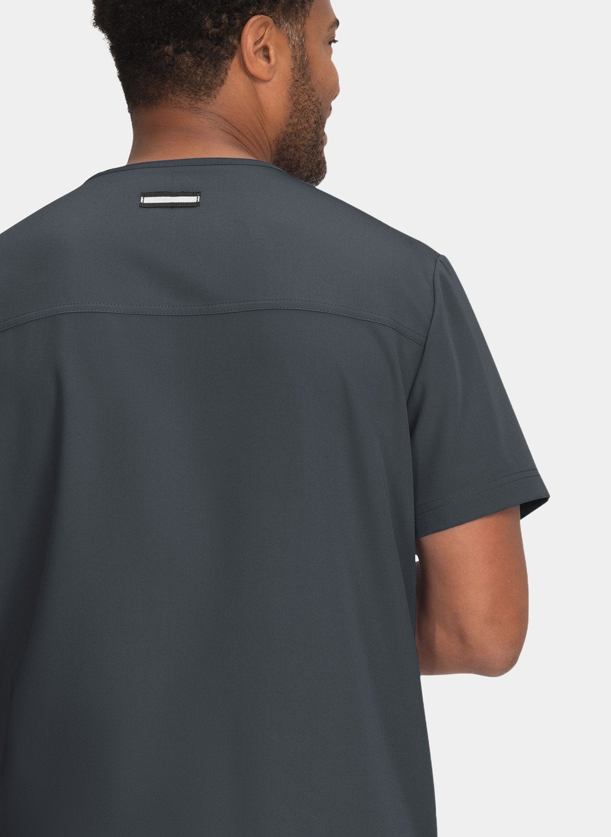 mens-koi-next-gen-free-to-be-scrub-top-front-charcoal-1