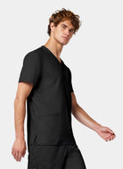 Cherokee WW Revolution Men-s V-Neck Scrub Top WWE670 - Black
